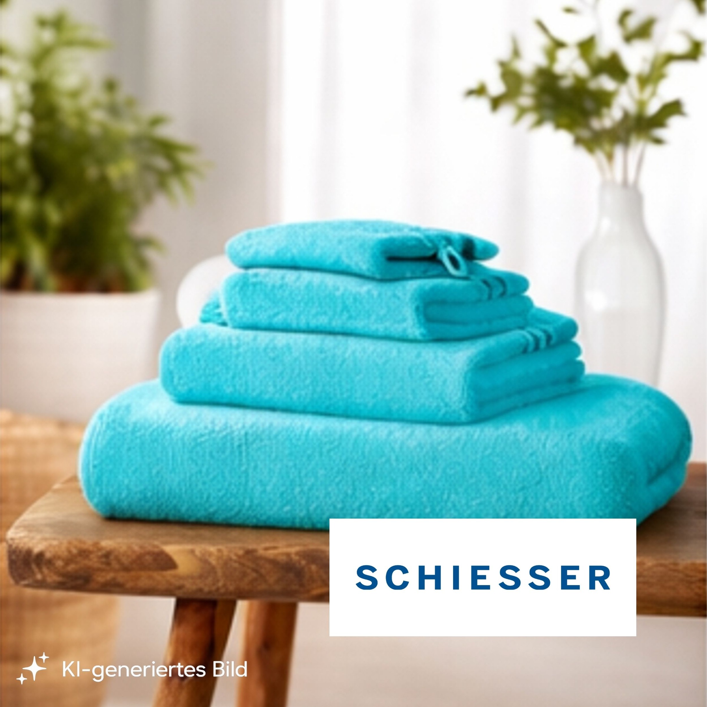 Schiesser Gaestehandtuecher "Skyline Color aus 100 % Baumwolle mit eleganter Streifenbordüre" OEKO-TEX MADE IN GREEN