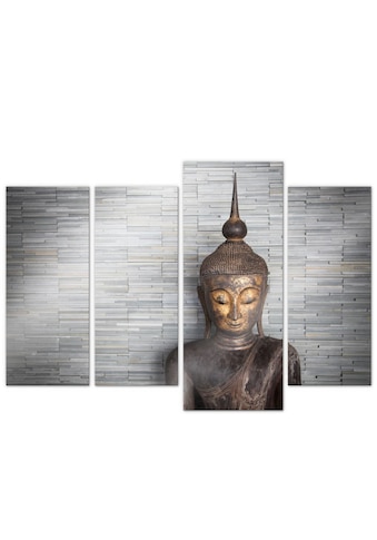 Mehrteilige Bilder »Thailand Buddha Set (4 teilig)«, (Set, 4 St.)