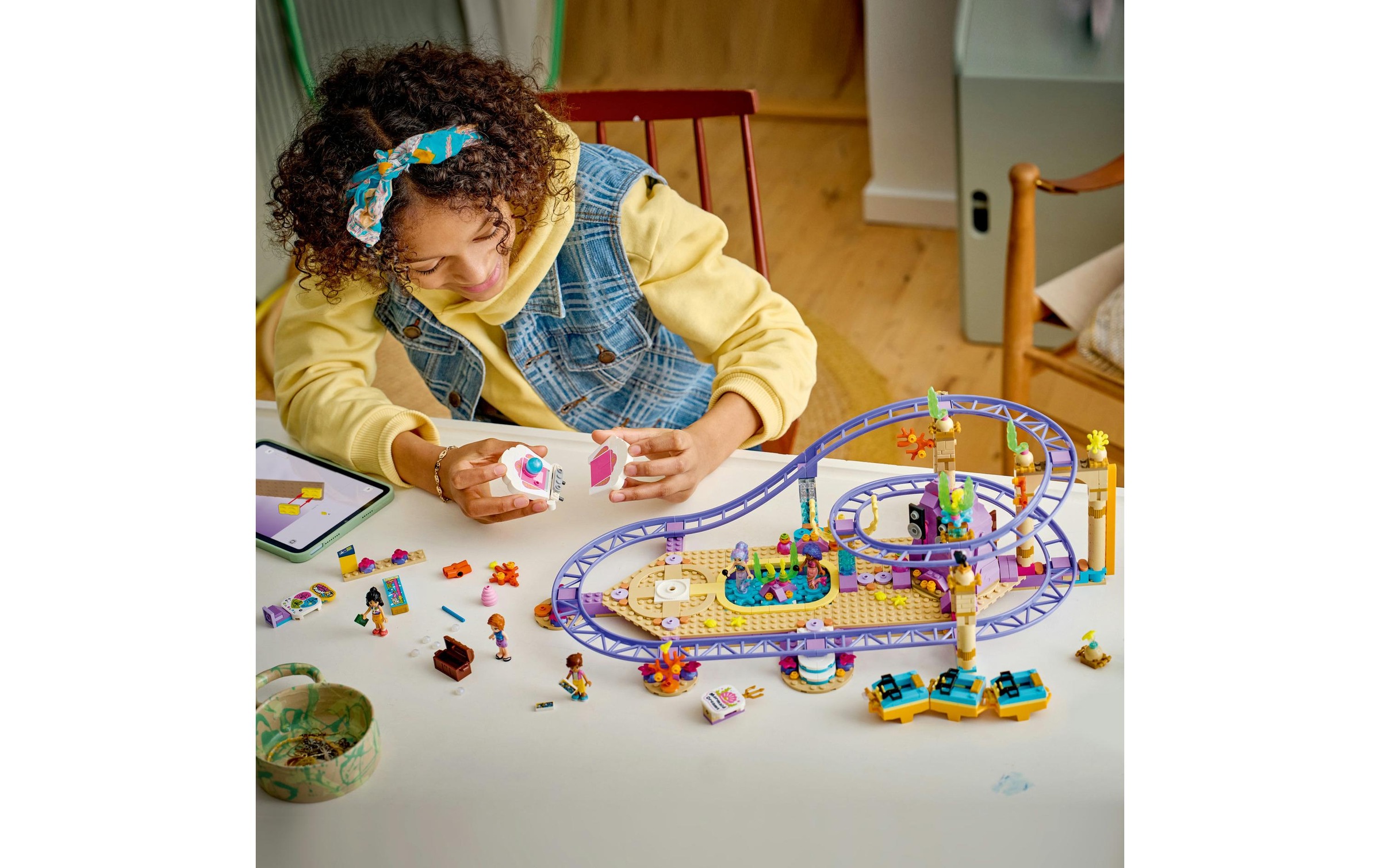 LEGO® Konstruktionsspielsteine »Meerjungfrauen-Achterbahn (42703), LEGO Friends« Made in Europe