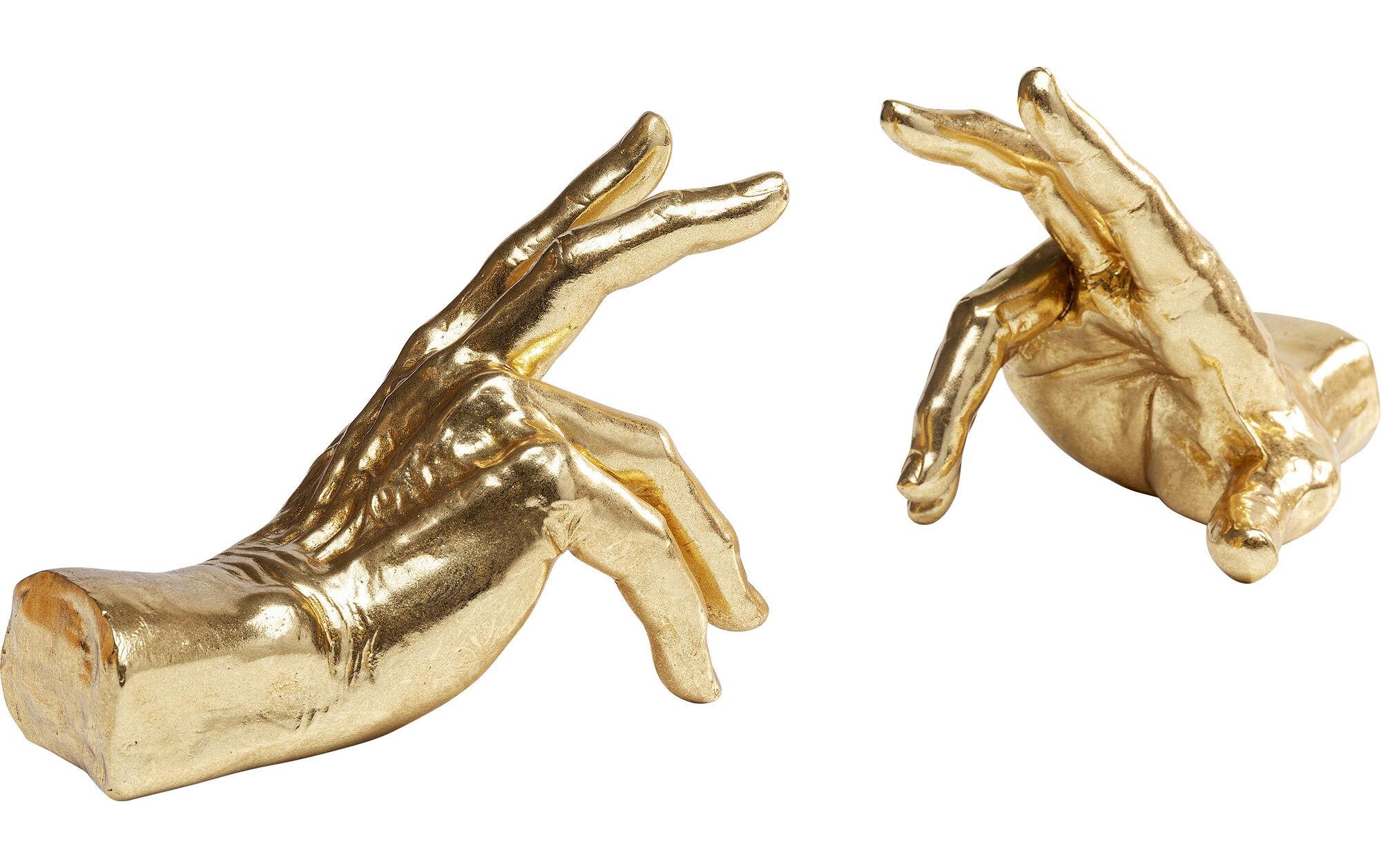 Kare Design Dekofigur »Fingers Goldfarben«