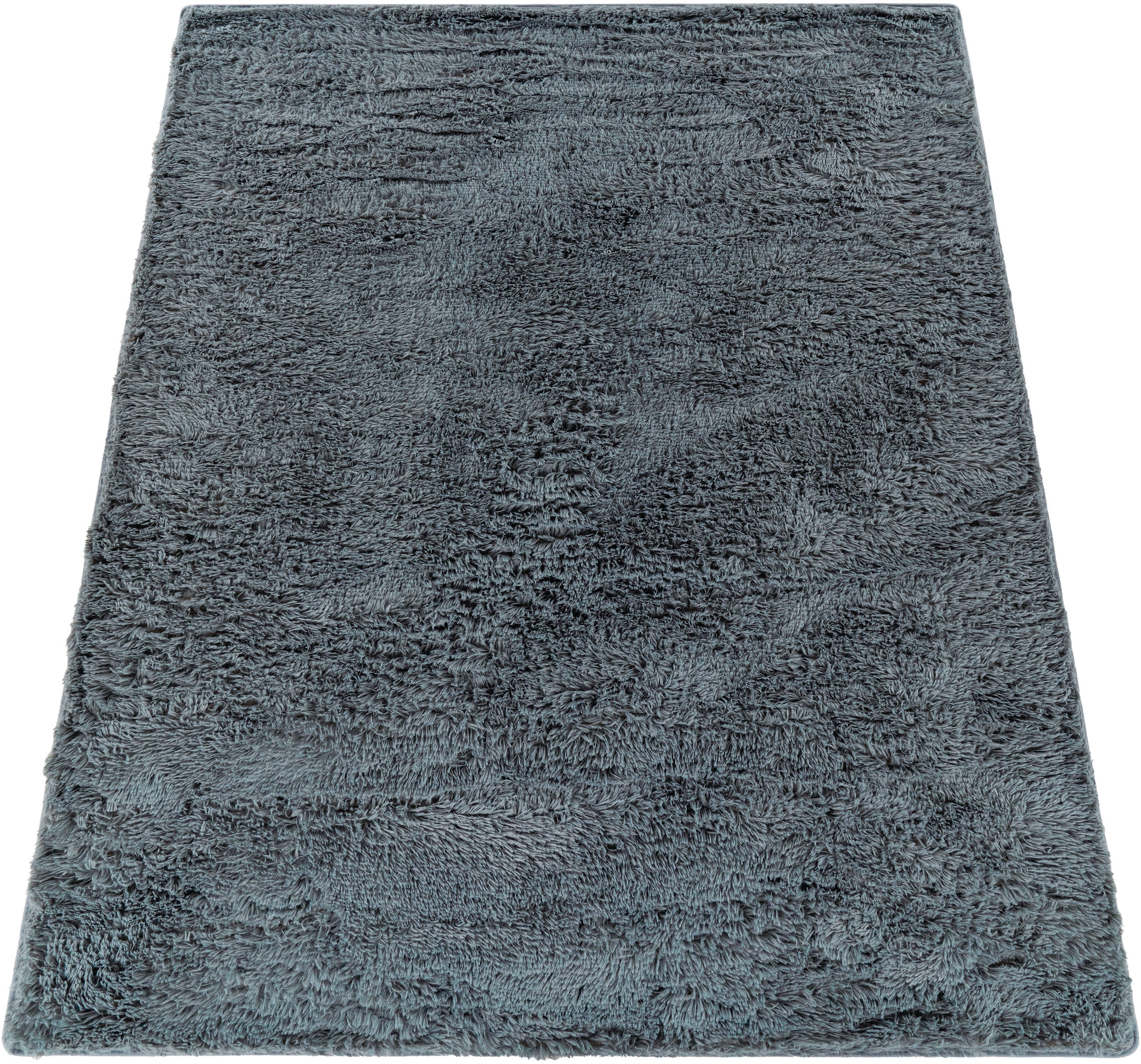 Hochflor-Teppich »Serville«, rechteckig, 37 mm Höhe, Kuschelteppich, Uni Farben, sehr weicher Flor, Wohnzimmer