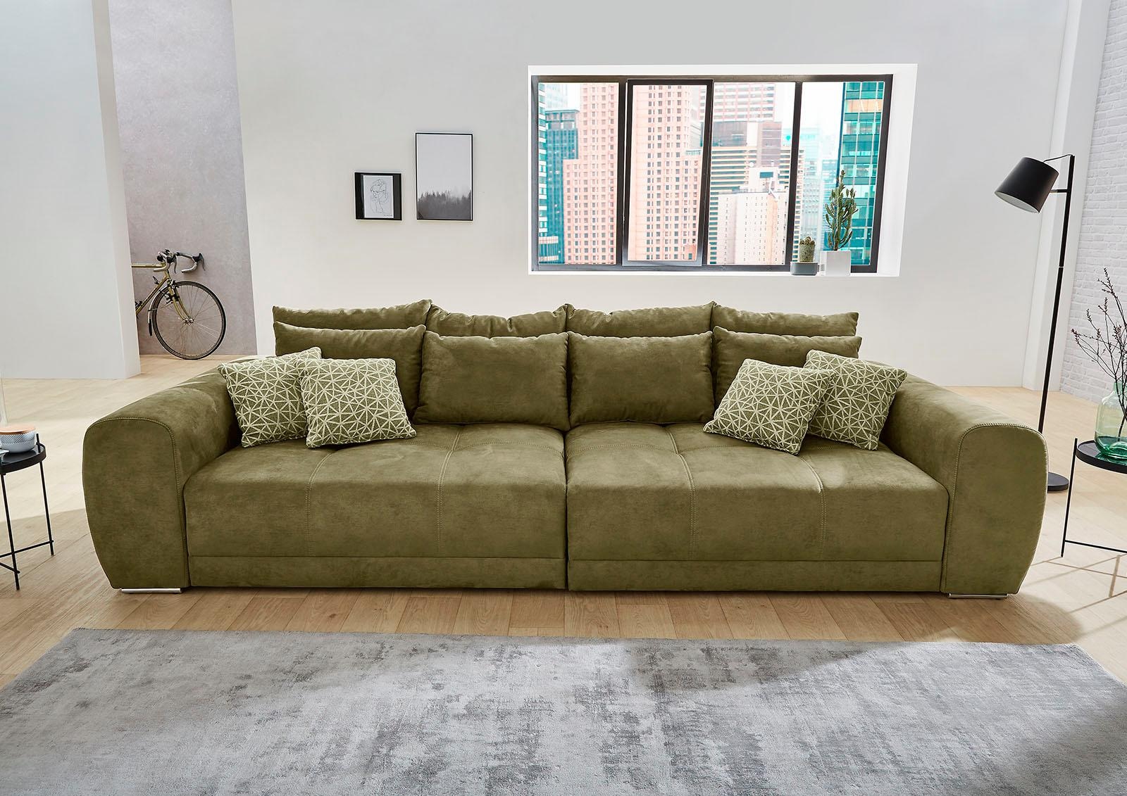 Jockenhöfer Gruppe Big-Sofa, inklusive loser Rücken- und Zierkissen, frei  im Raum stellbar einfach kaufen | Big Sofas