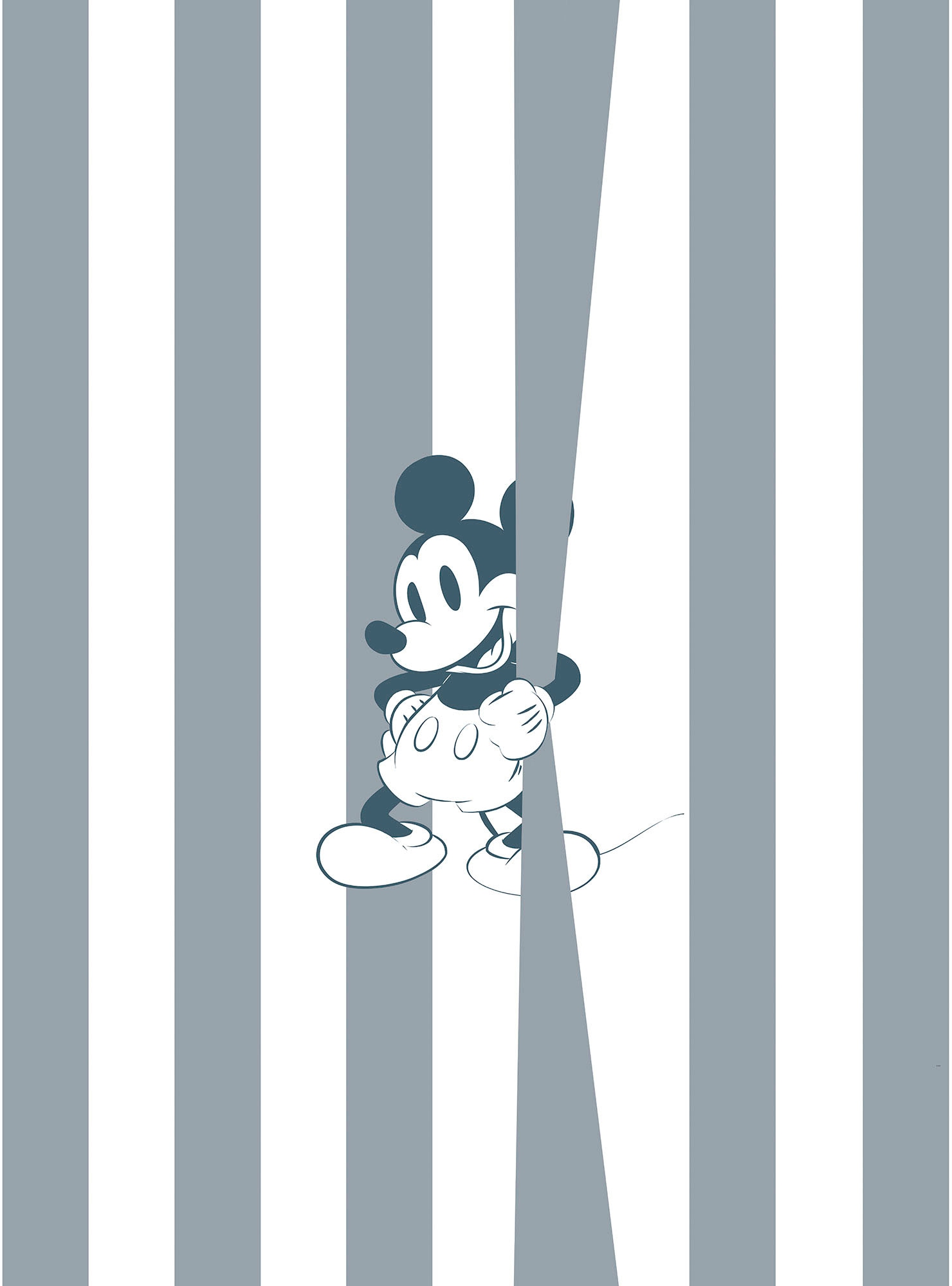 Image of Komar Vliestapete "Digitaldruck Vlies - Mickey Offbeat - Grösse 200 x 250 cm" bedruckt glatt Kinderzimmer