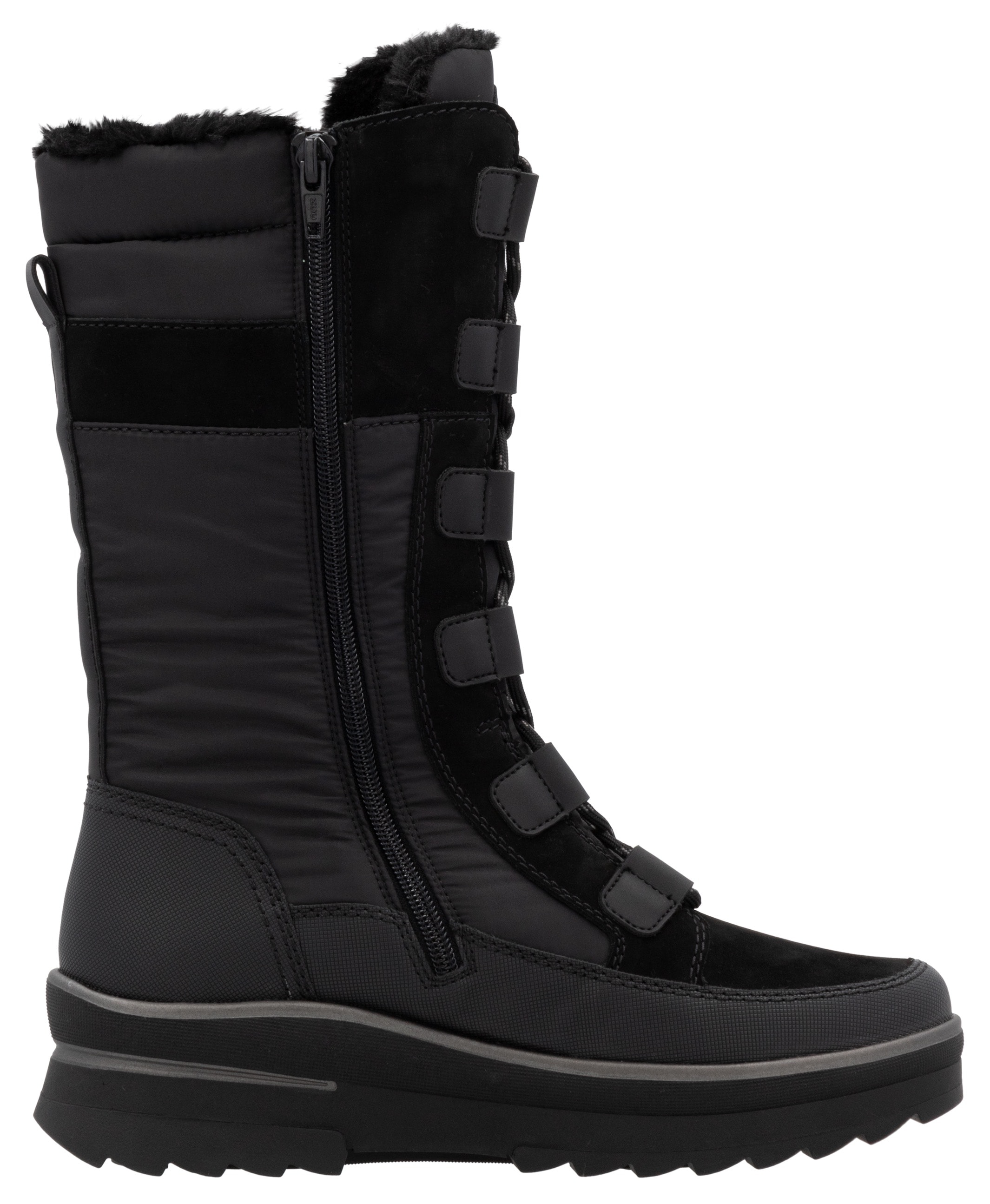 Remonte Winterstiefel, Keilabsatz, Schnürstiefel, Outdoorstiefel mit Innenreissverschluss