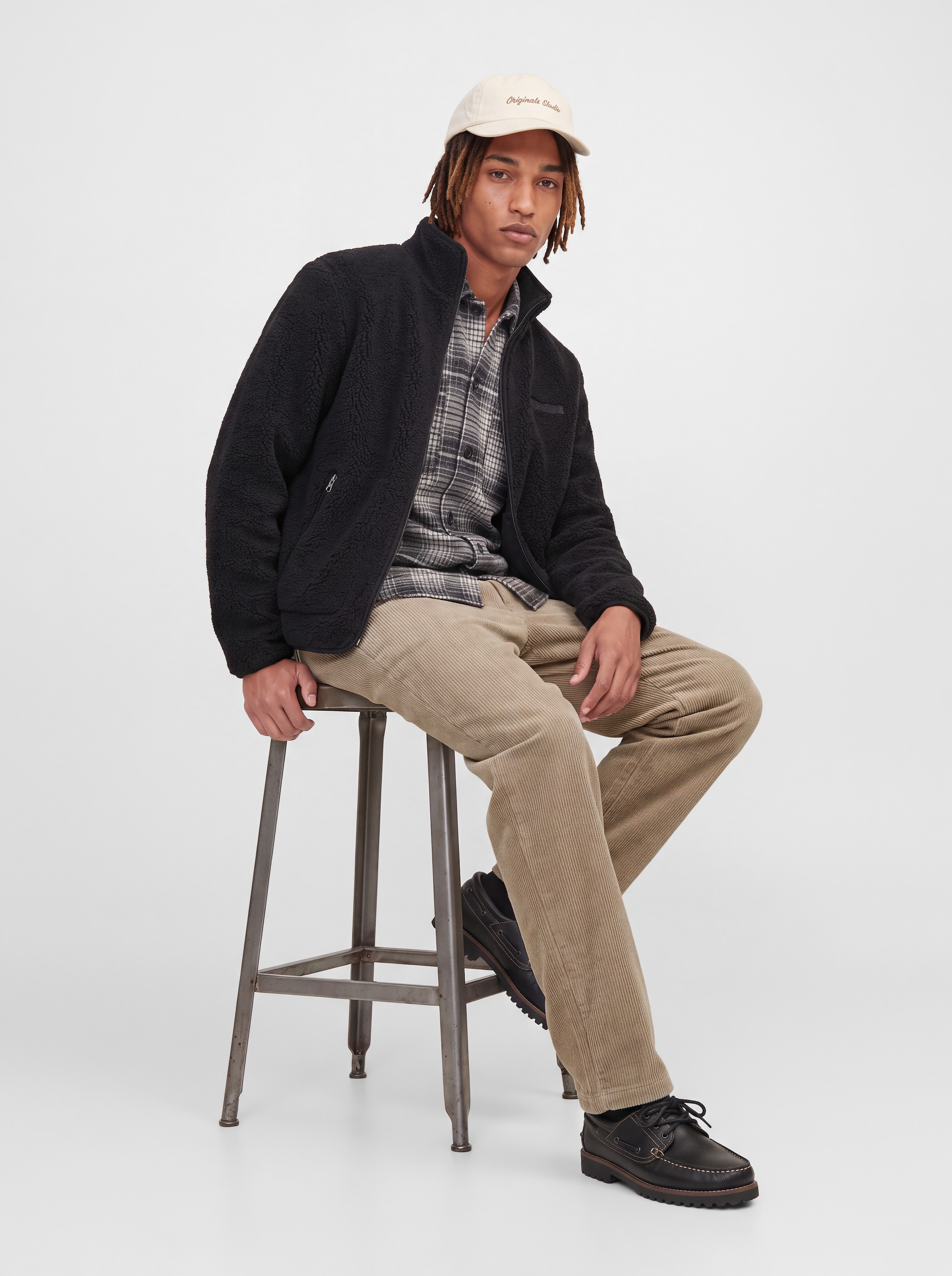 Jack & Jones Pantalon à enfiler »JPSTKANE HEATH CORDUROY JOGGER SN«  Coton