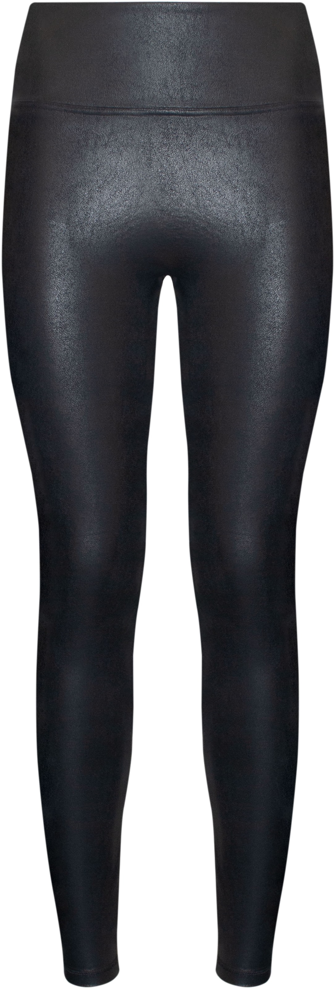 MAGIC Bodyfashion Leggings »Leather Look Legging«  hoch tailliertes Design, keine vordere Mittelnaht