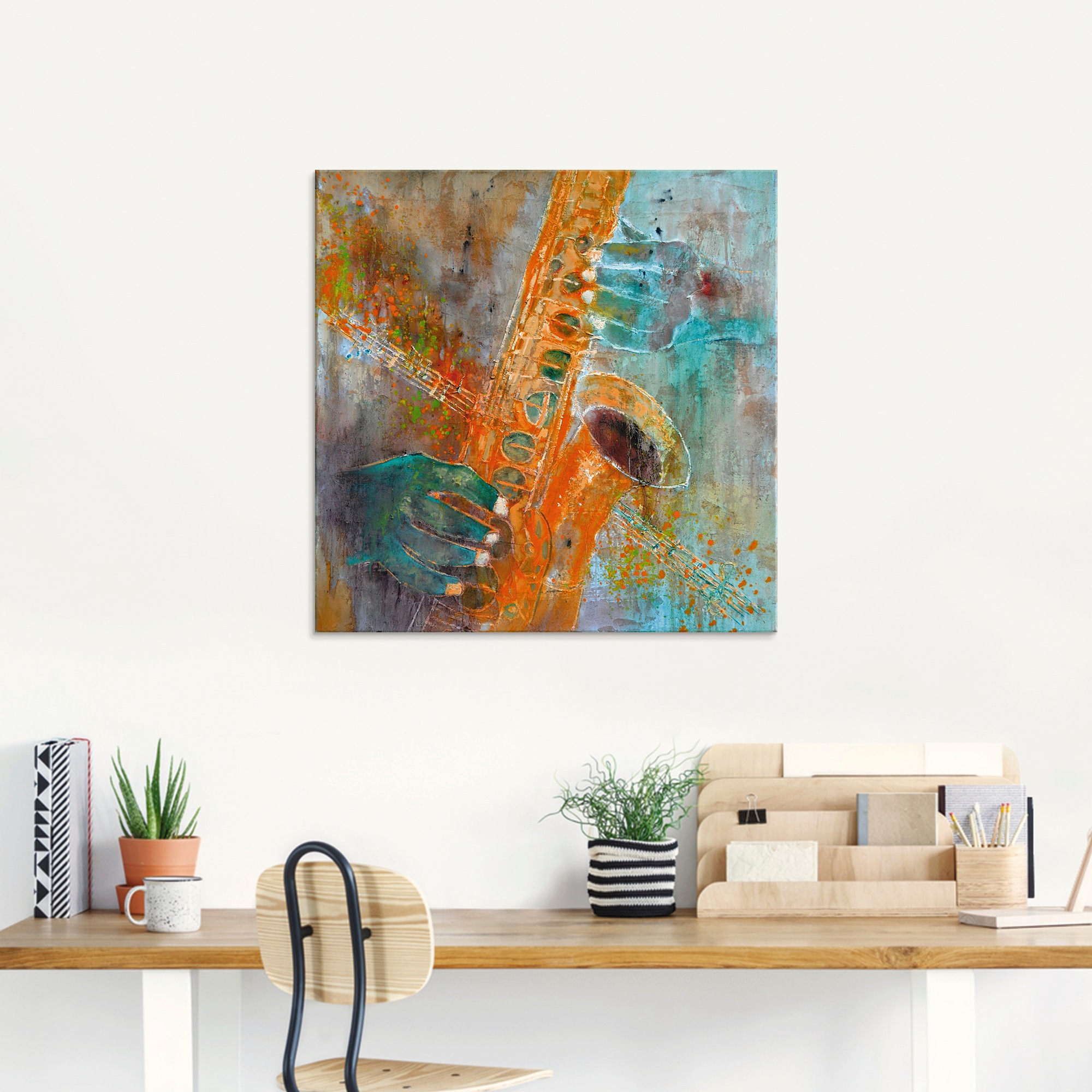Artland Tableau en verre »Ein Saxofon« 1 cuis tlg. in verschiedenen Grössen