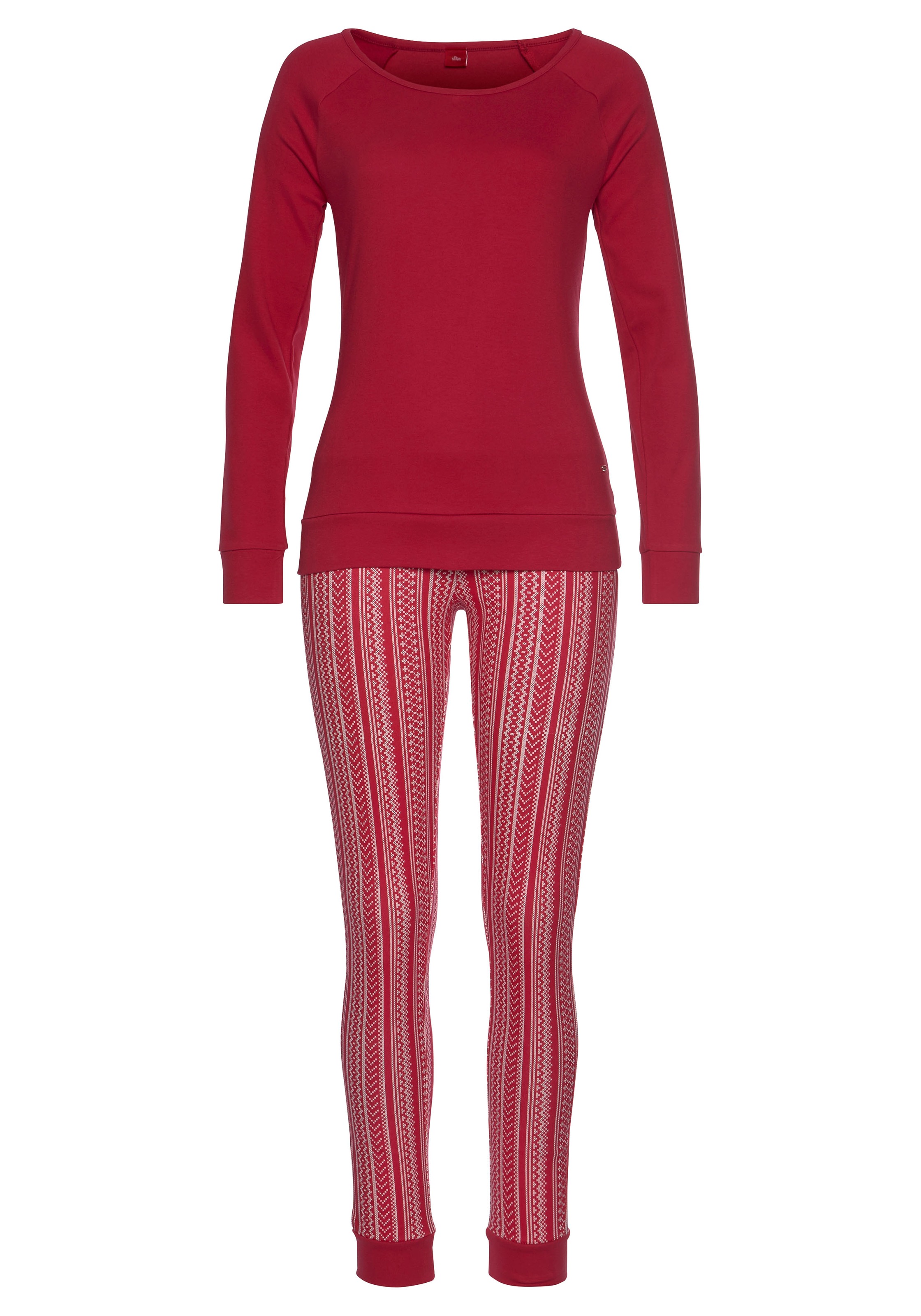 Image of s.Oliver Pyjama, mit Norwegermuster bei Ackermann Versand Schweiz