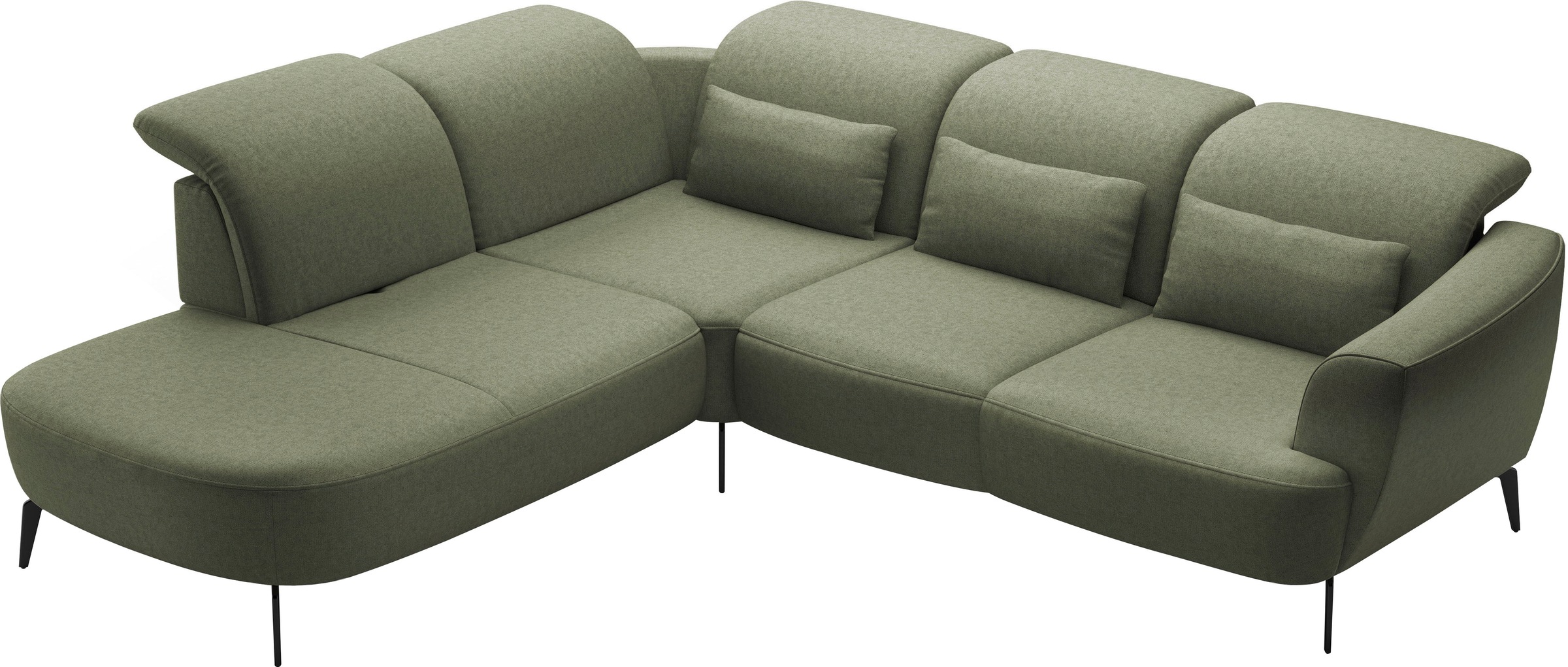 sit&more Ecksofa »Zoe« ink.Sitztiefenverstellung, wahlweise mit Kopfteilverstellung