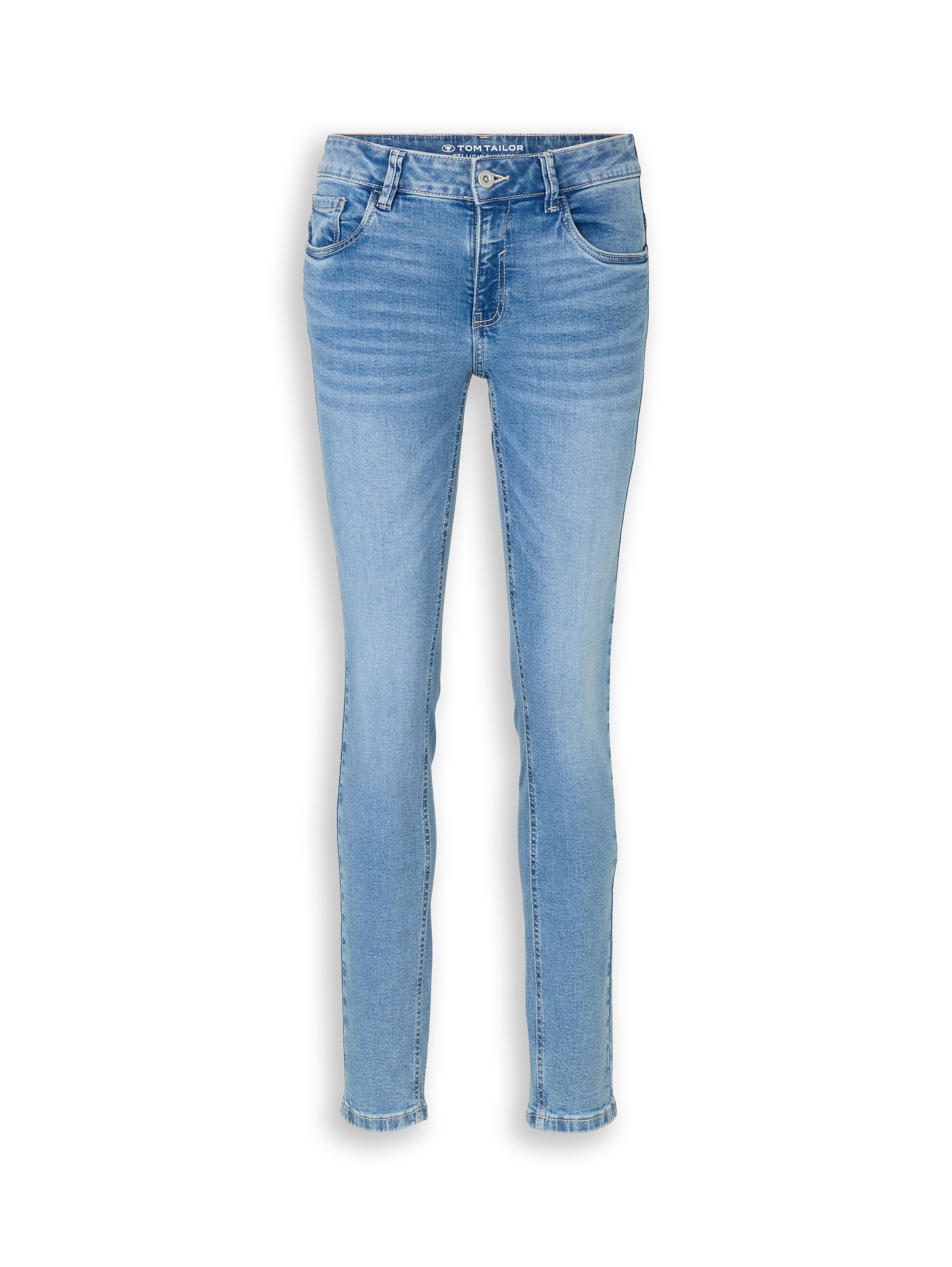 Image of TOM TAILOR Skinny-fit-Jeans "LUCIE Skinny" mit Viskose und Stretch - 5-Pocket-Style