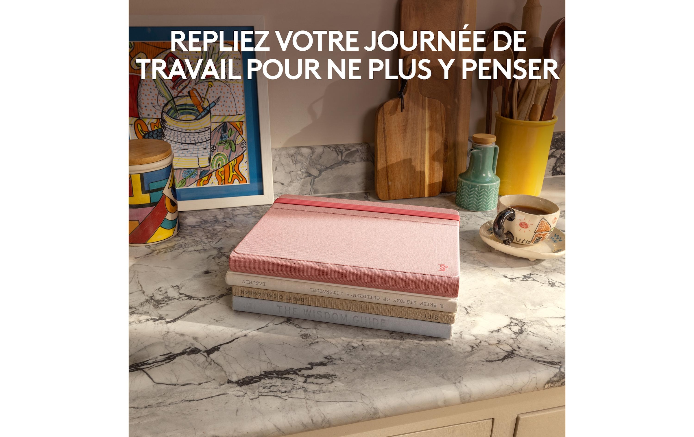 Logitech Clavier de tablette »Cover Casa Pop-Up Desk« ()