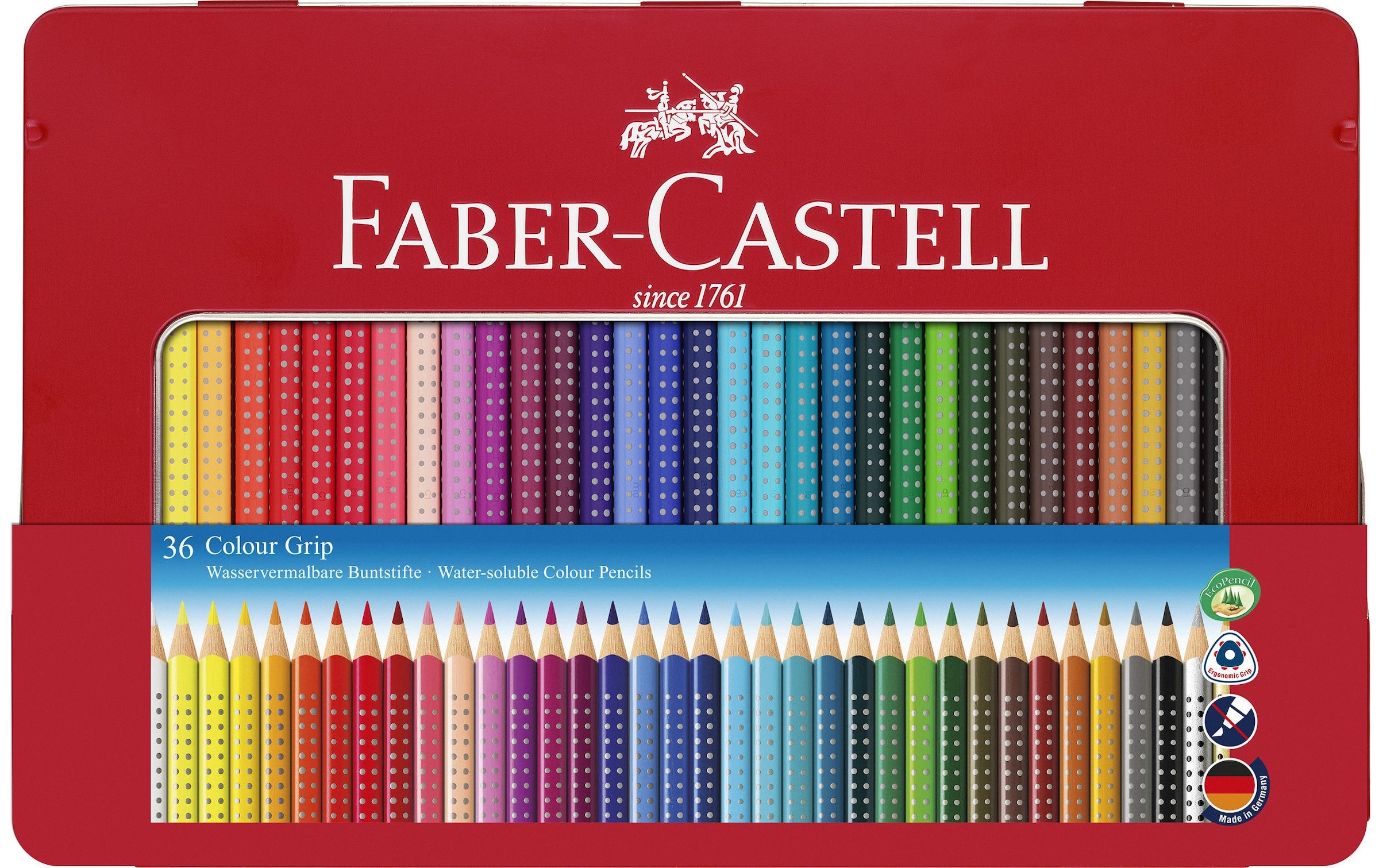 Faber-Castell Buntstift »COLOUR GRI«, Wasservermalbar