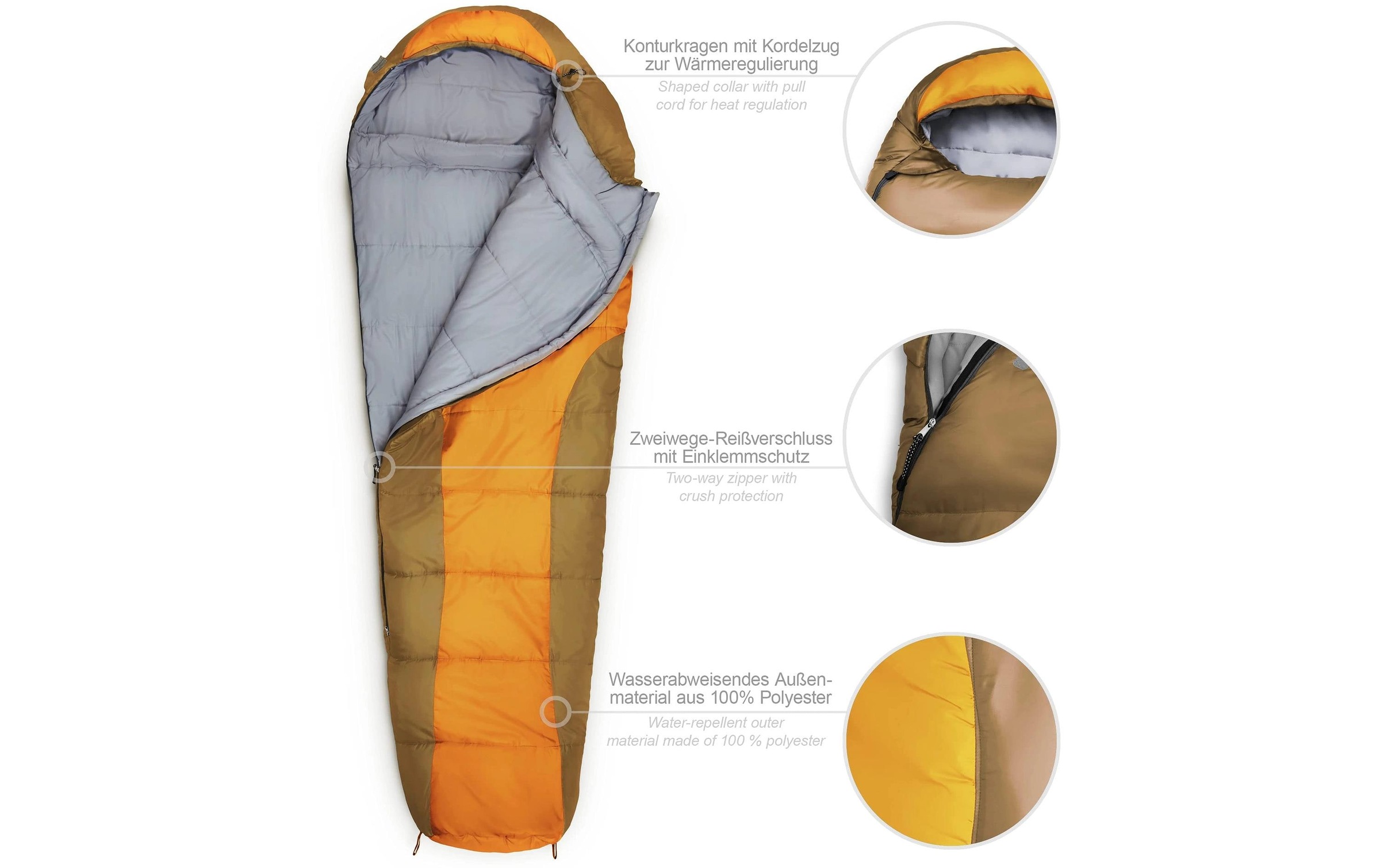 Mumienschlafsack »Where tomorrow Polyester«