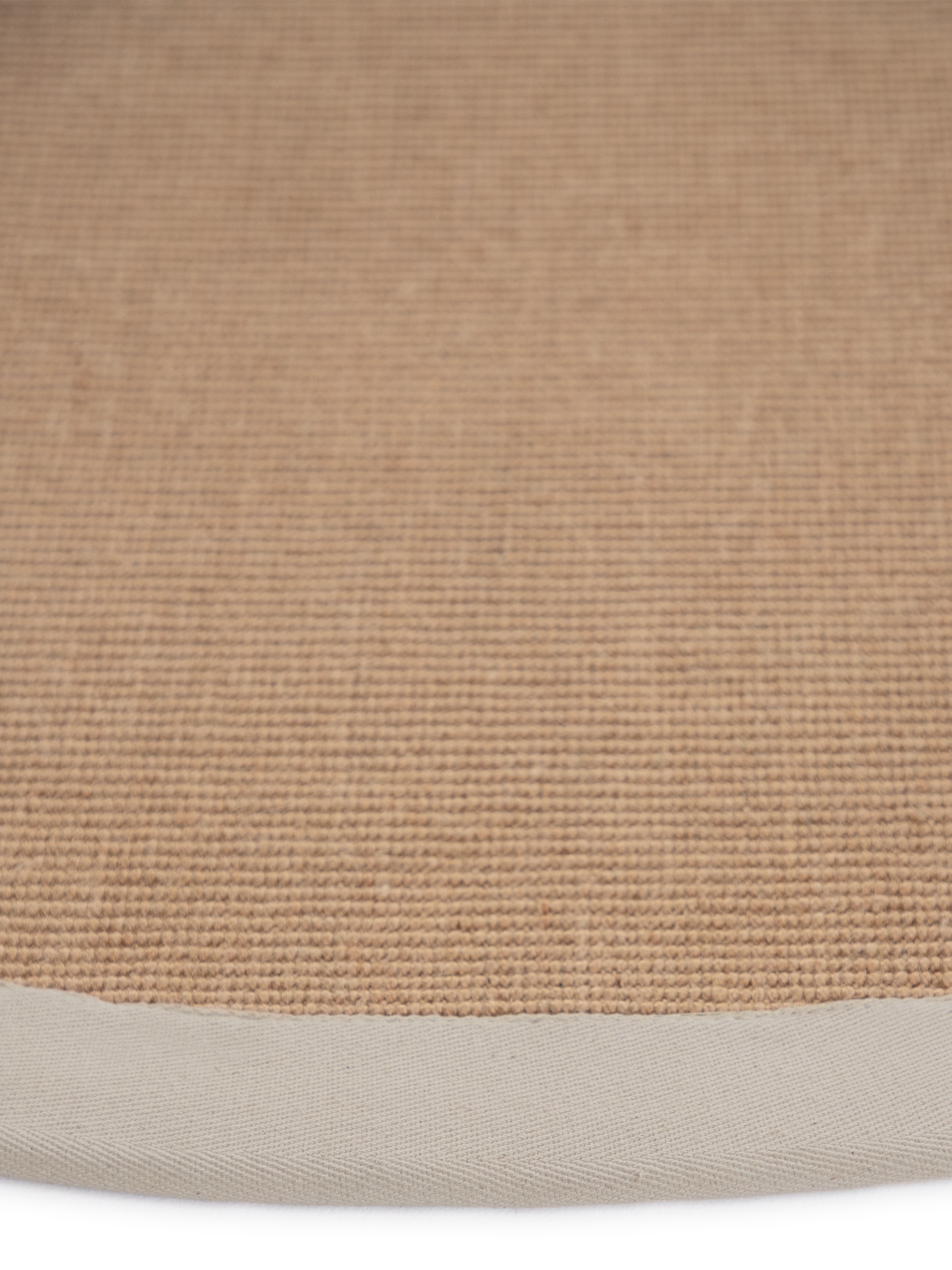 carpetfine Tapis en sisal »Sisal« Rond 5 mm Höhe mit farbiger Bordüre, Anti-Rutsch Rückseite