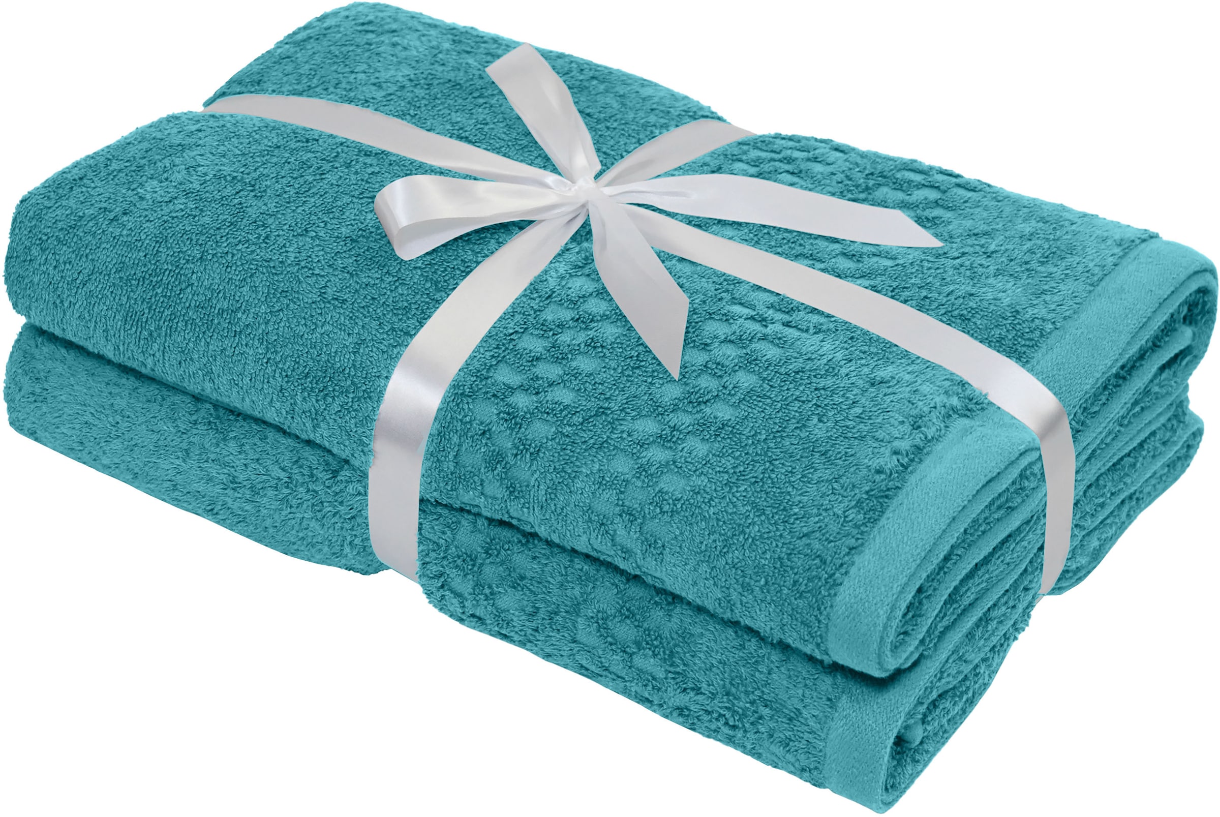 GOODproduct Serviettes de douche »Regona, Duschtücher 70x140cm, flauschig und weich, 500 gr/m²« Serviettes premium avec bordure, set, 100% coton, garantie 5 ans