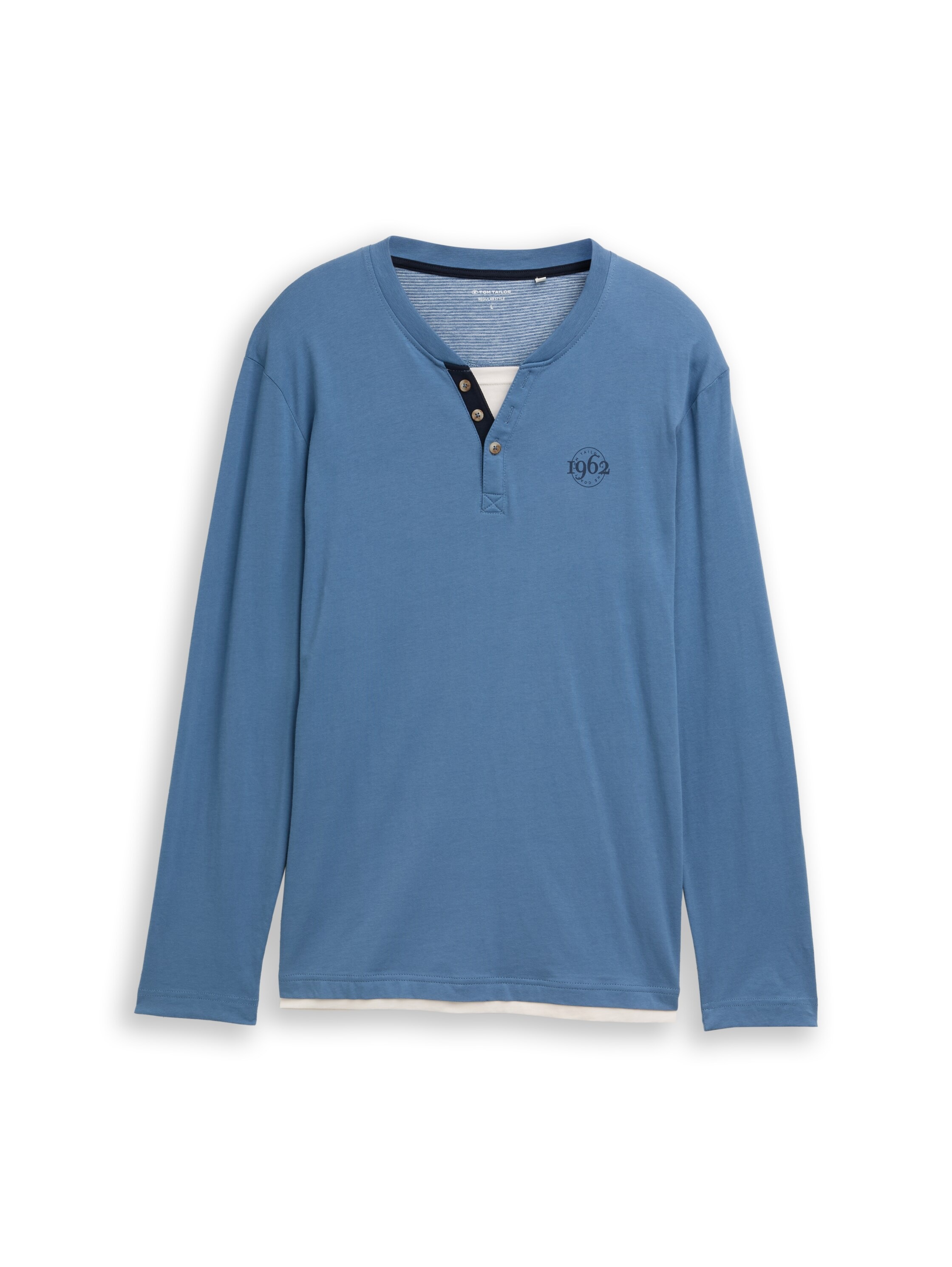 TOM TAILOR Langarmshirt mit Logo Print