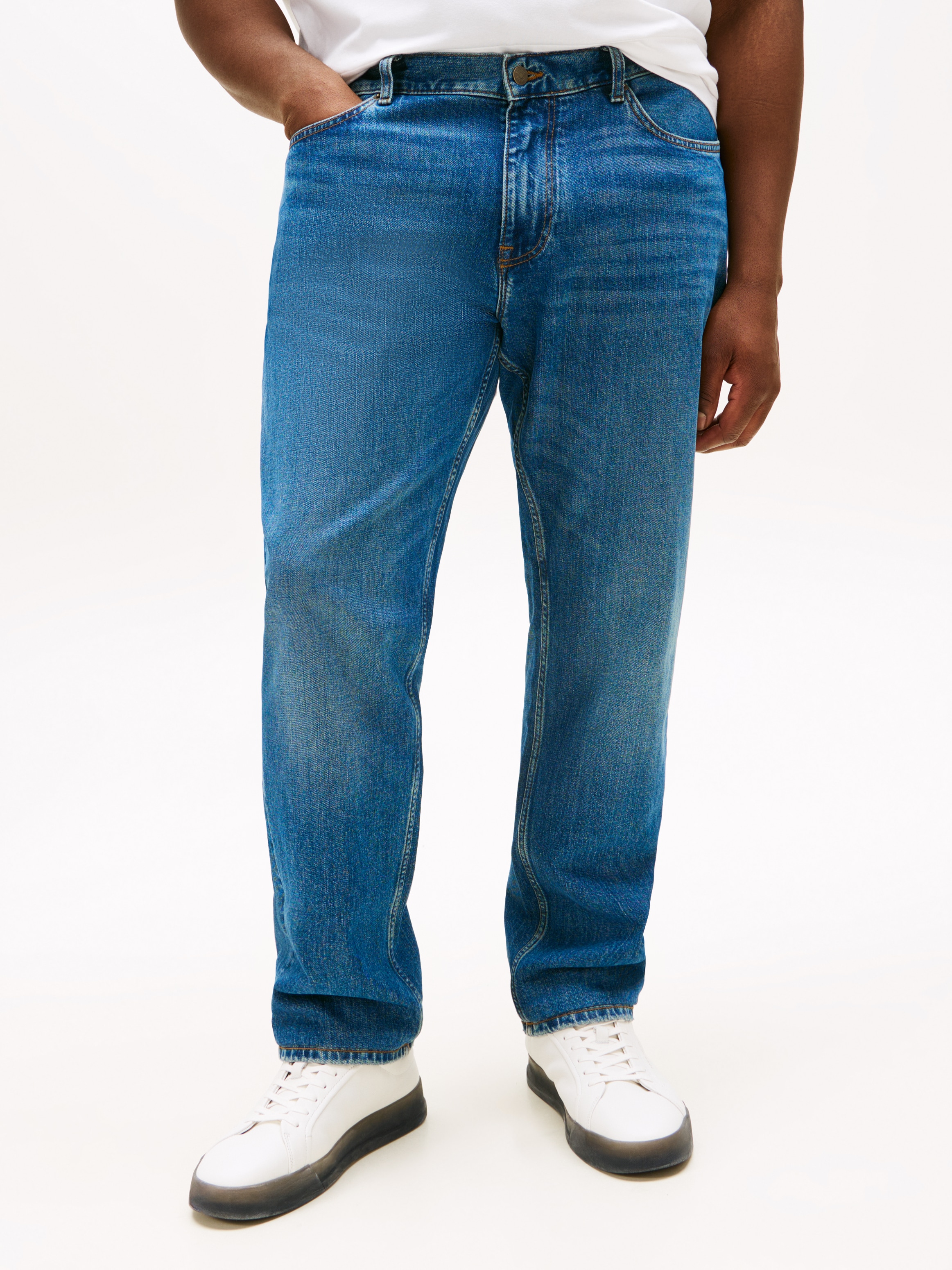 Image of Tommy Hilfiger Big & Tall Gerade Jeans "BT-RGL MADISON STR VISTA IND-B" Grosse Grössen
