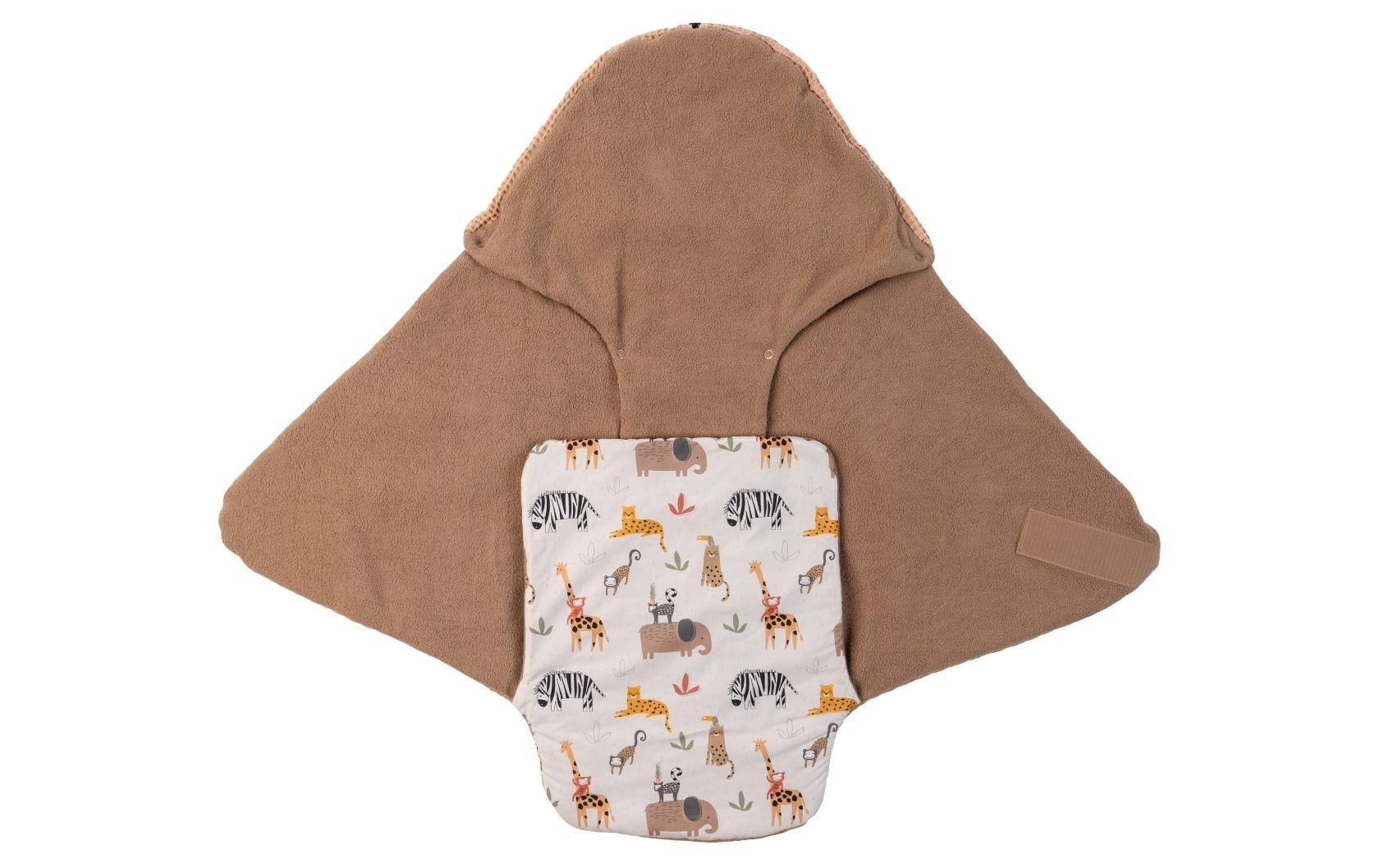 Babydecke »Ullenboom Waffelpiqué Sand Savanne«