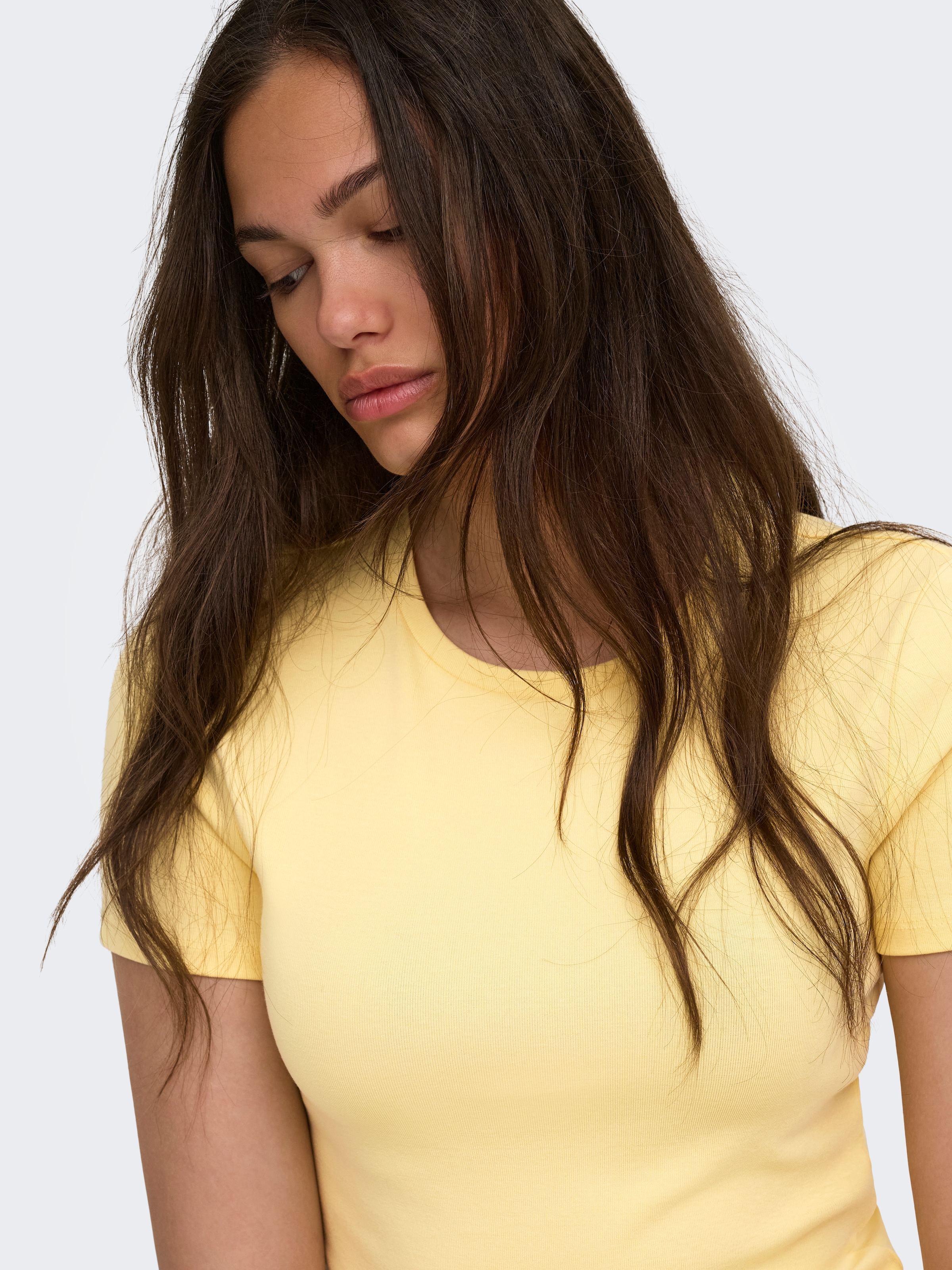 ONLY T-Shirt »ONLRILEY S/S TOPJRS« Baumwollmischung