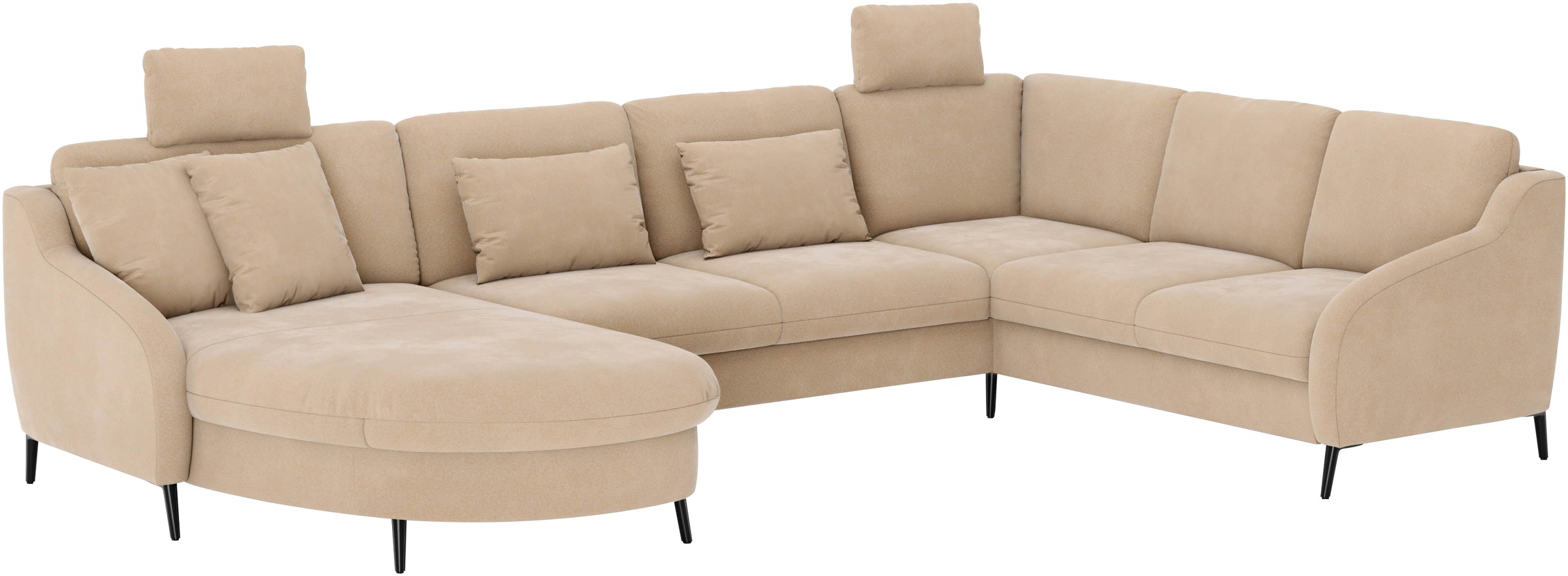 sit&more Wohnlandschaft »Soul U-Form«, wahlweise mit Bettfunktion und Schubkasten