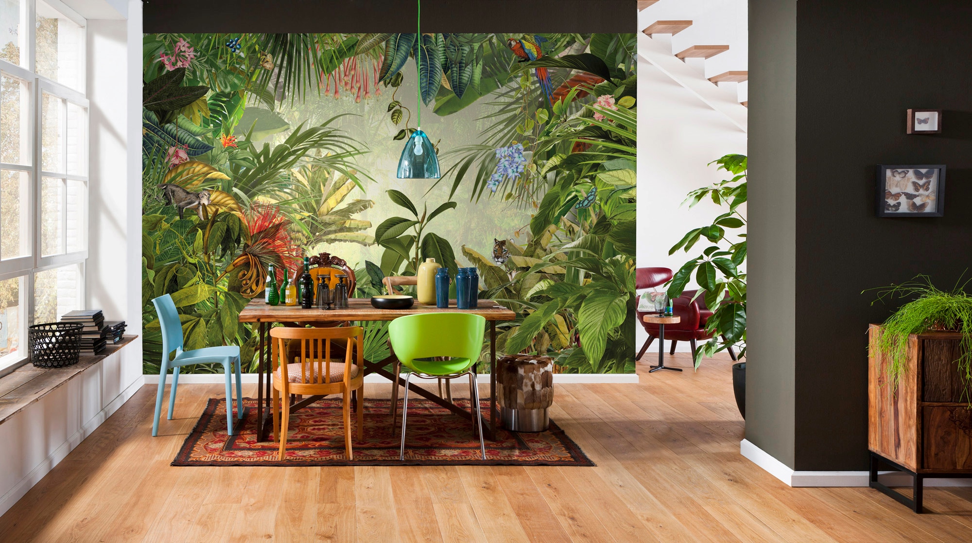 Komar Vliestapete »Vlies - Into the Wild - Grösse 368 x 248 cm«, bedruckt, Wohnzimmer, Schlafzimmer