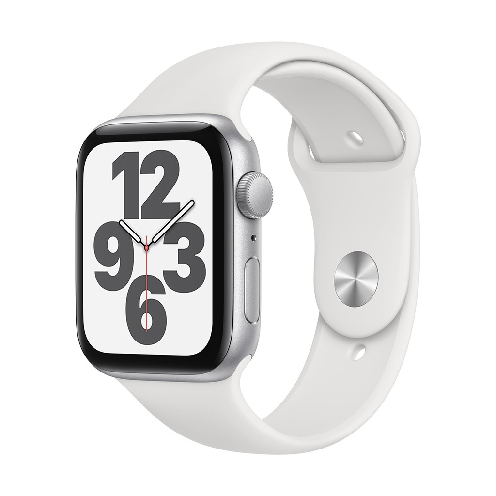 Image of Apple Smartwatch »Serie SE, GPS, 44 mm Aluminium-Gehäuse mit Sportarmband«, (Watch OS MYDQ2FD/A) bei Ackermann Versand Schweiz