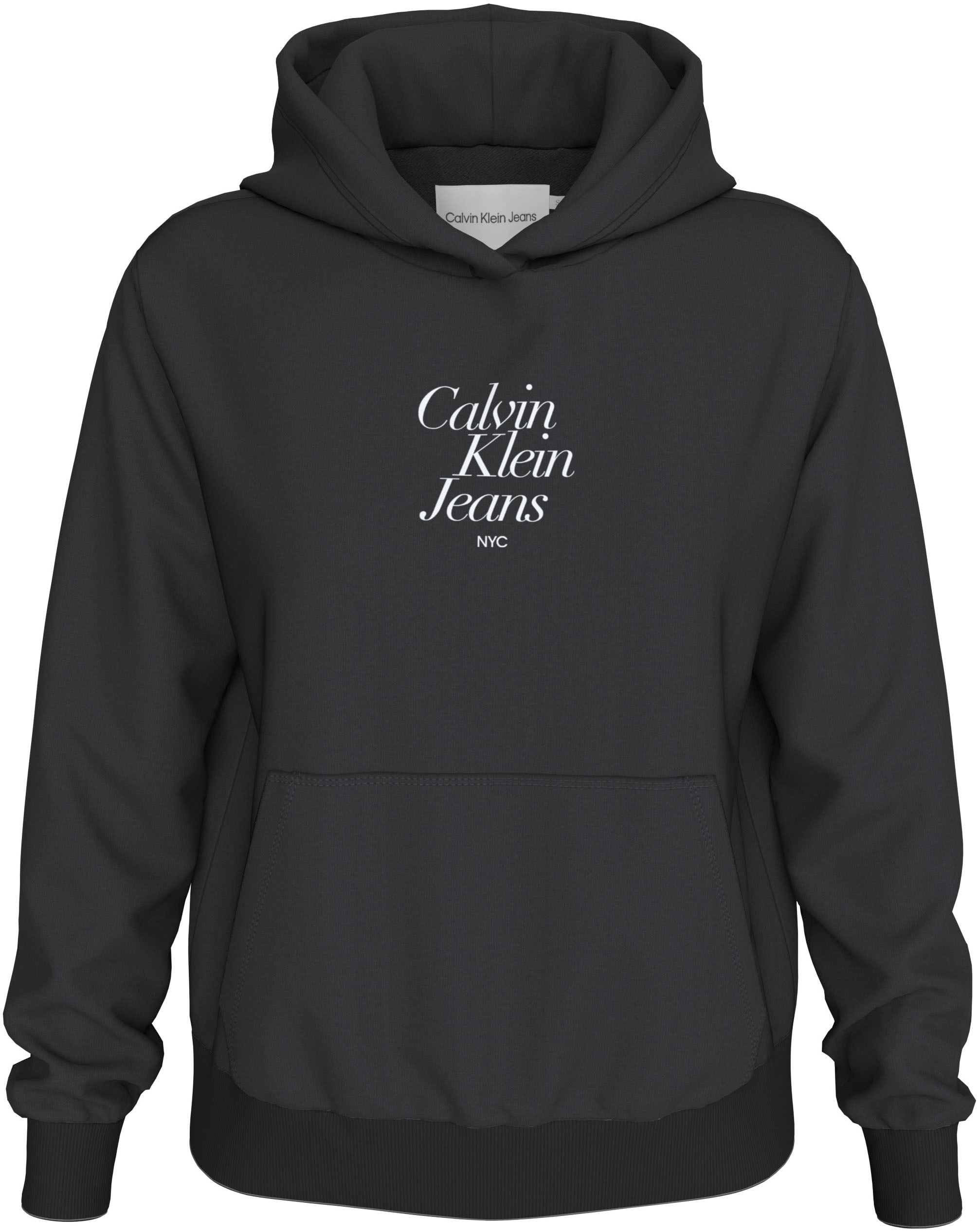 Calvin Klein Jeans Kapuzensweatshirt »FONT GRAPHIC REGULAR HOODIE«, mit Logoschriftzug