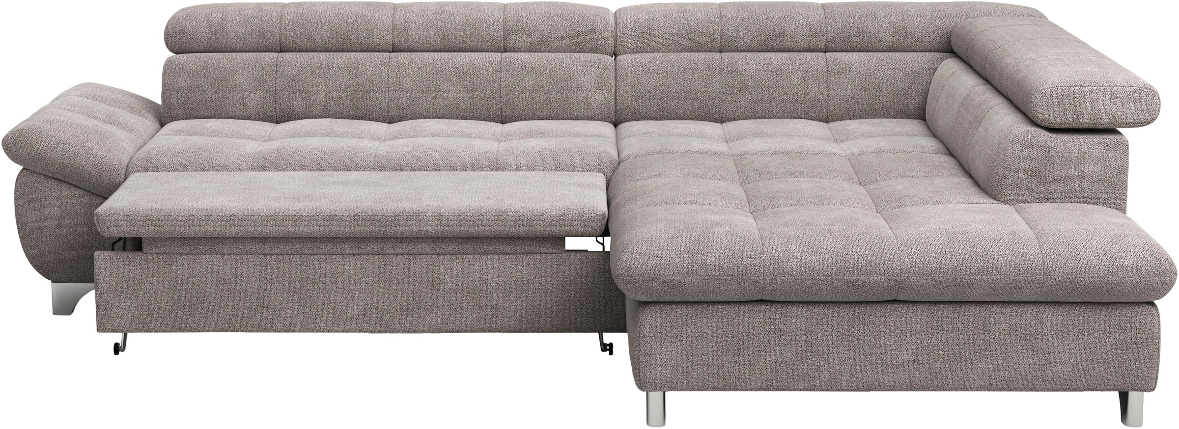 COTTA Ecksofa »Gemini L-Form«, mit Kopfteilverstellung, wahlweise mit Bettfunktion