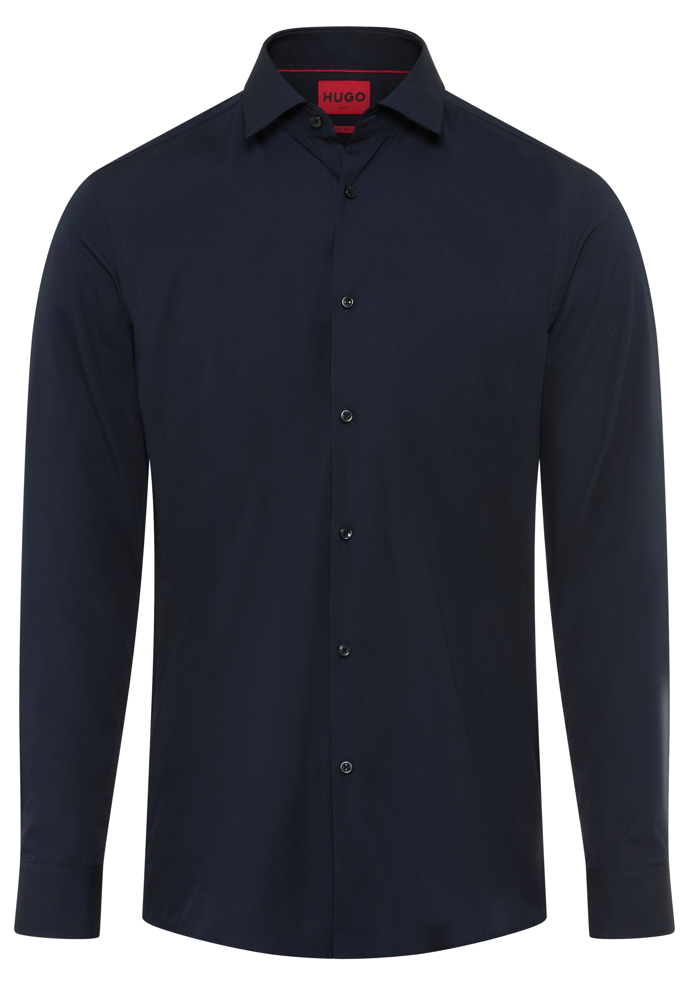HUGO Chemise à manches longues »Kenno« Slim-Fit Hemd aus bügelleichter Baumwoll-Popeline