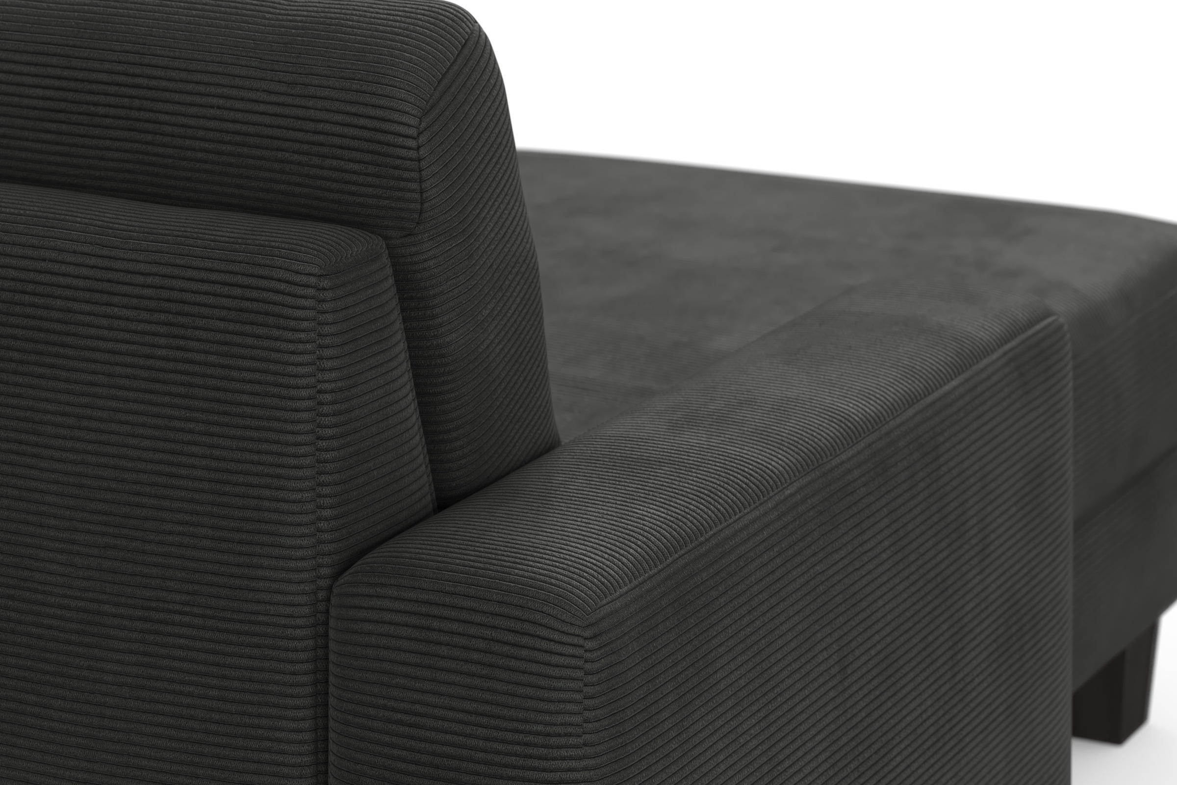 Home affaire Wohnlandschaft »Summer U-Form« mit oder ohne Bettfunktion und Bettkasten, wengefarbene Holzfüsse