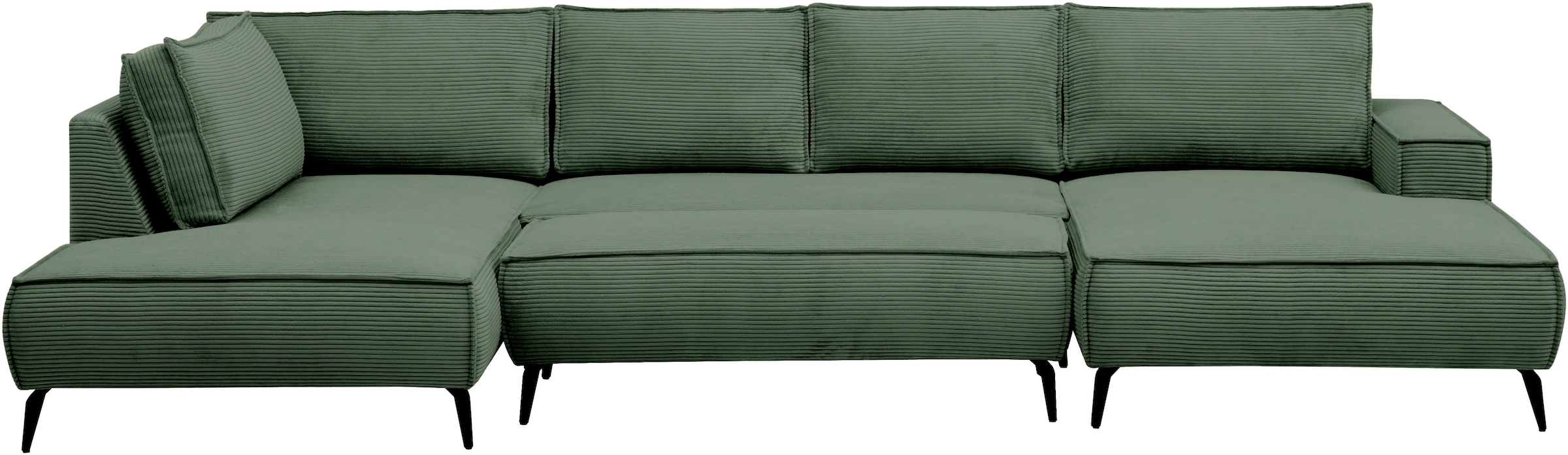 Home affaire Wohnlandschaft »TVINNU« Recamiere rechts/links, stellbar zum Schlafsofa (Krokodilverbinder)