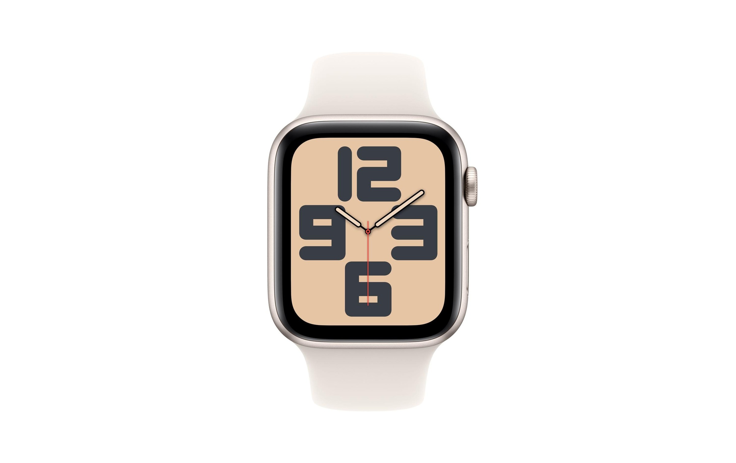 Apple Watch SE (2024), 44 mm, GPS + Cellular, Sport Band M/L, Polarstern
