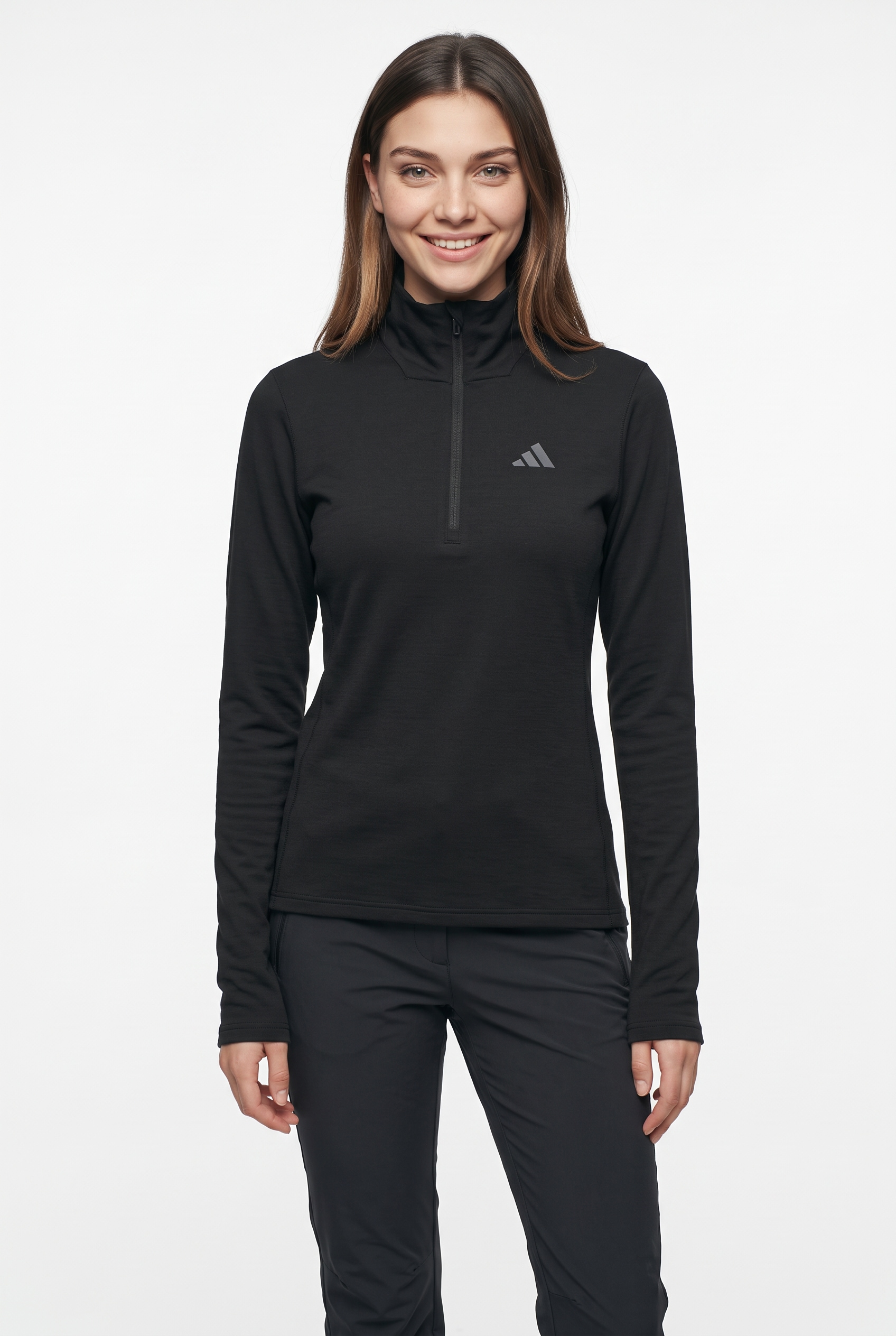 adidas TERREX T-shirt à col roulé »MULTI ESSENTIALS HALF ZIP FLEECE T« sportlicher Stil, für Sportmode und Streetwear, mit Reissverschluss