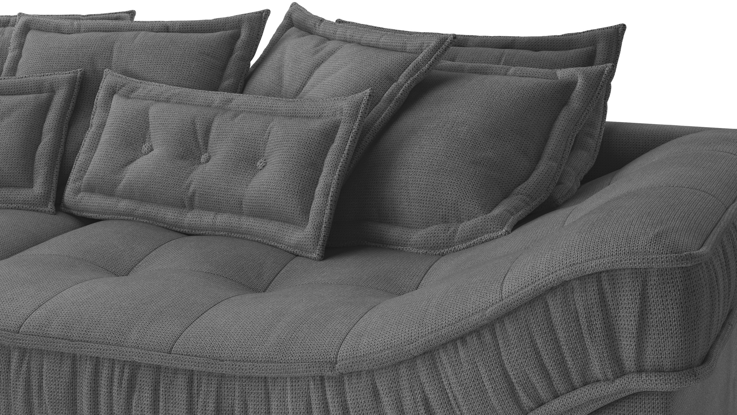 Mr. Couch Ecksofa »Diwan II DuraFlex L-Form«, DuraFlex-Kaltschaumpolsterung, bis 140 kg, 4 Bezugsqualitäten