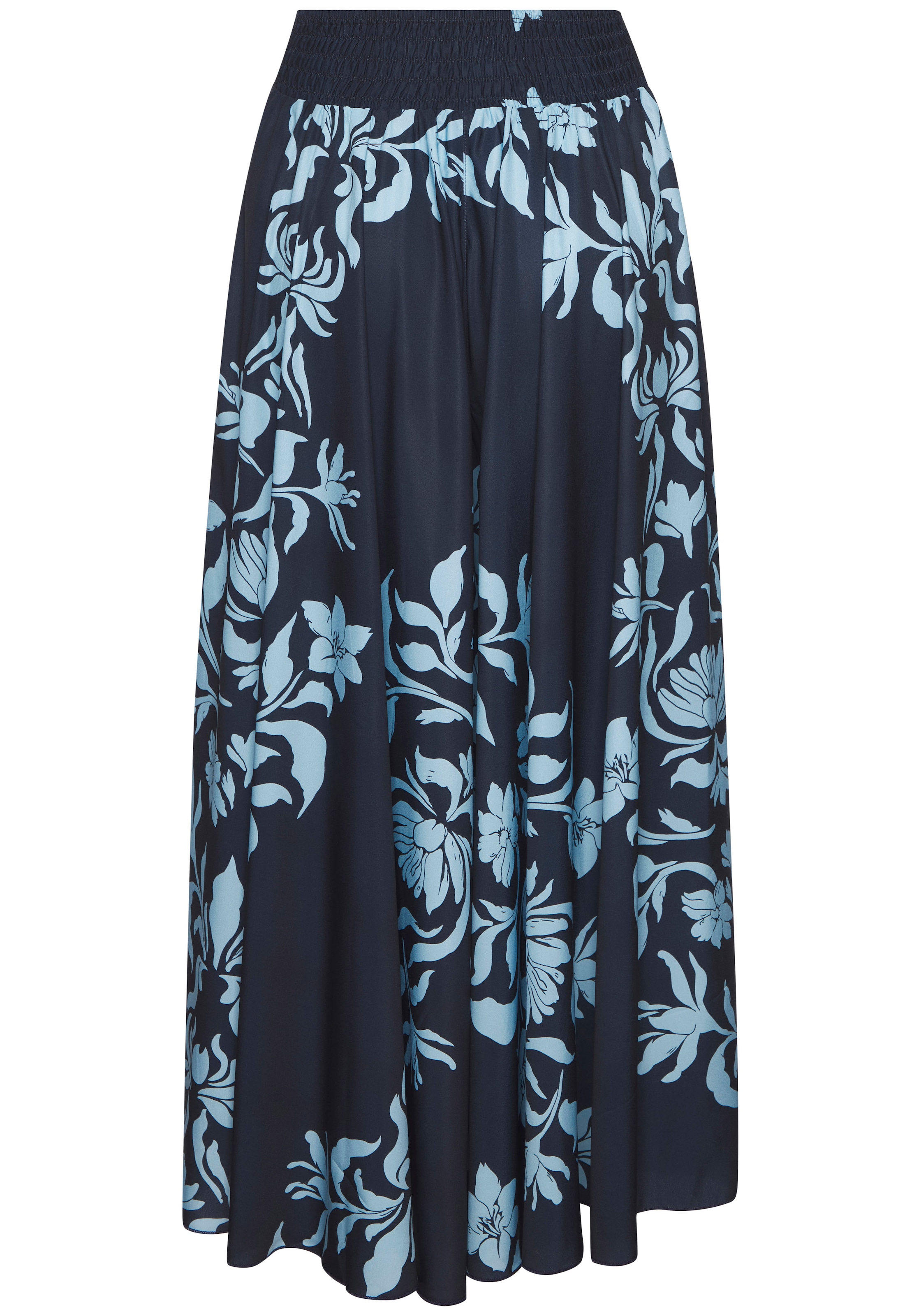 LASCANA Jupe-culotte avec imprimé intégral, culotte, tissu lisse sans repassage