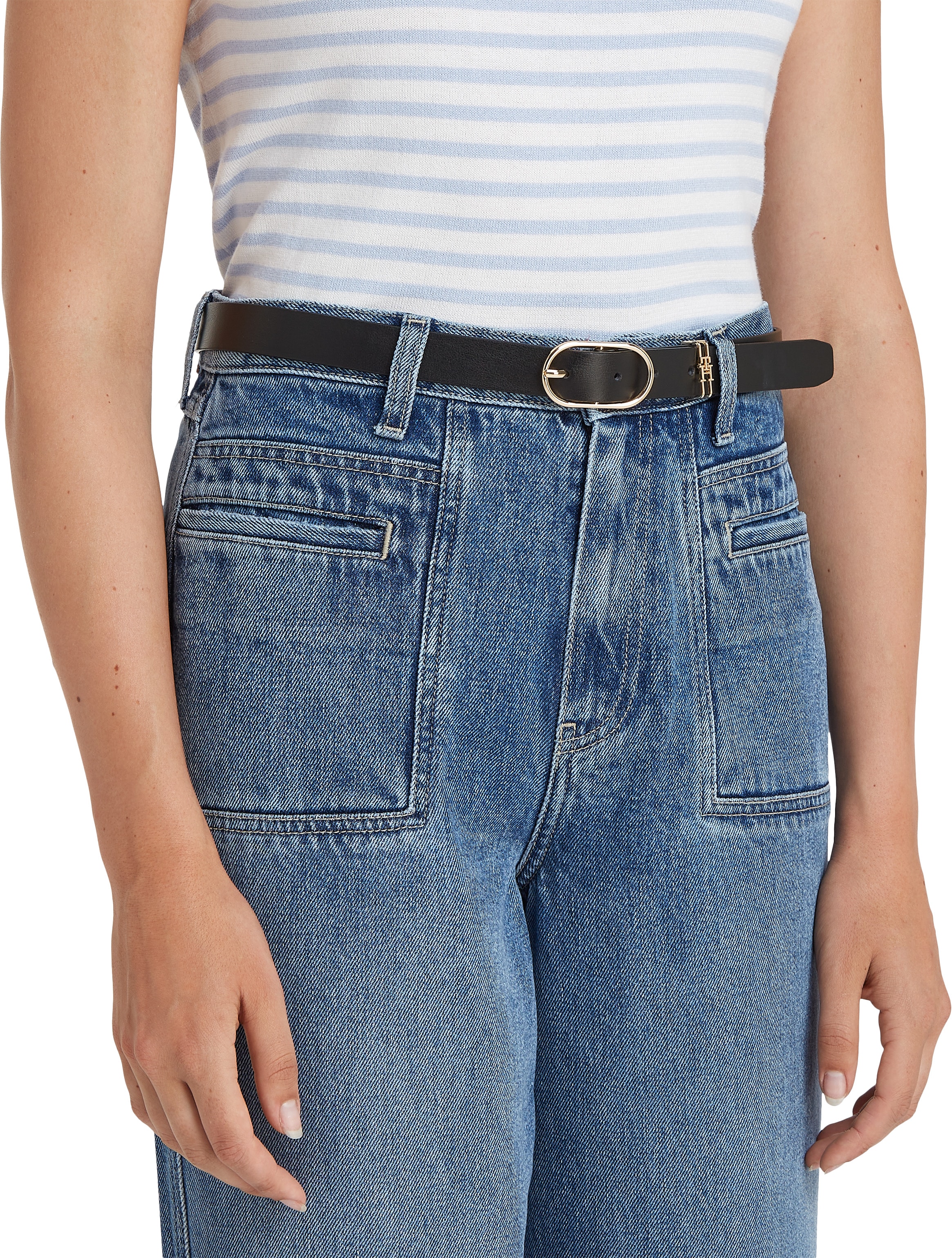 Tommy Hilfiger Ledergürtel »TH FEMININE 2.5«, Grössenverstellbar