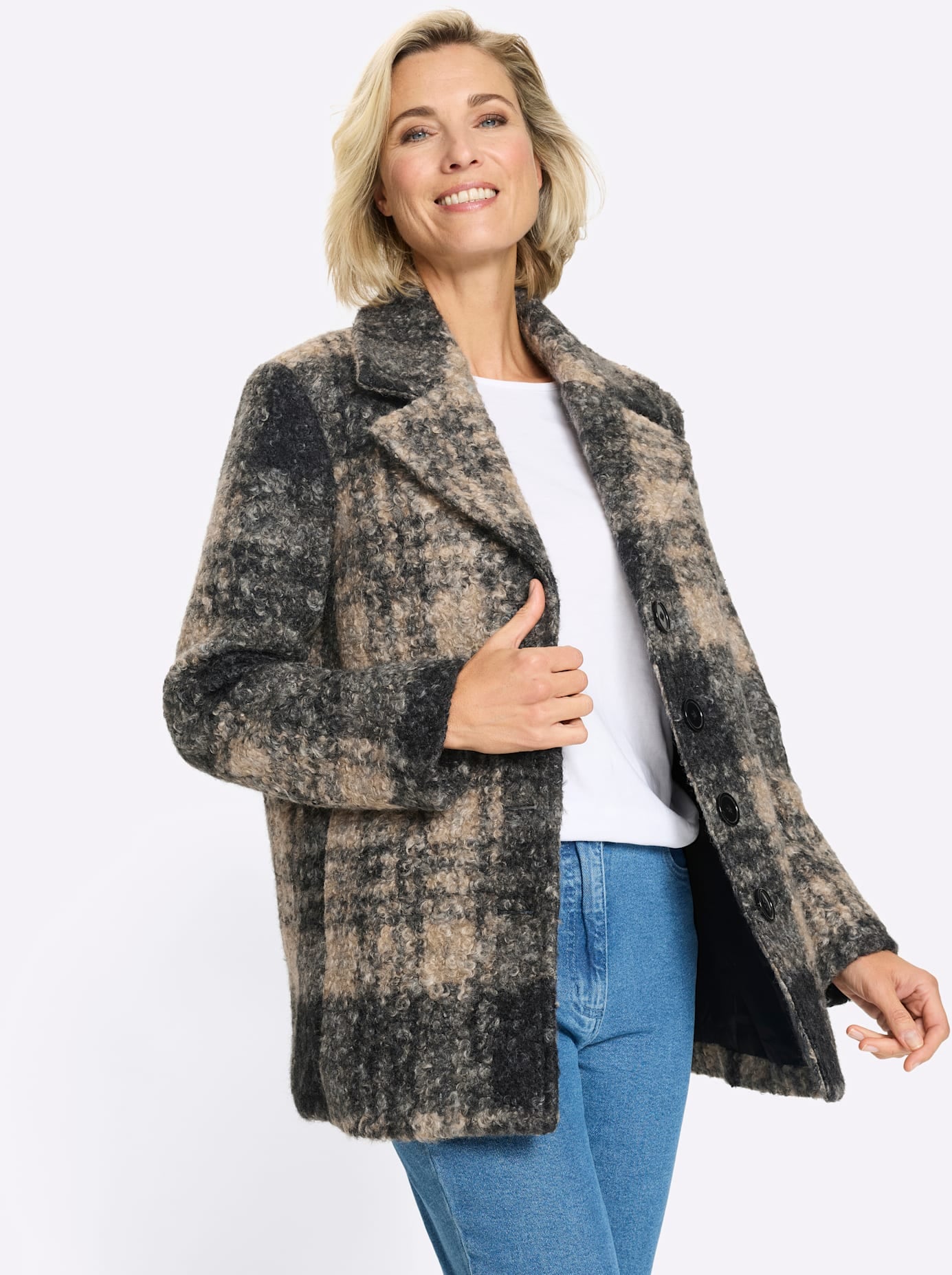 Classic Basics Veste longue sans capuche