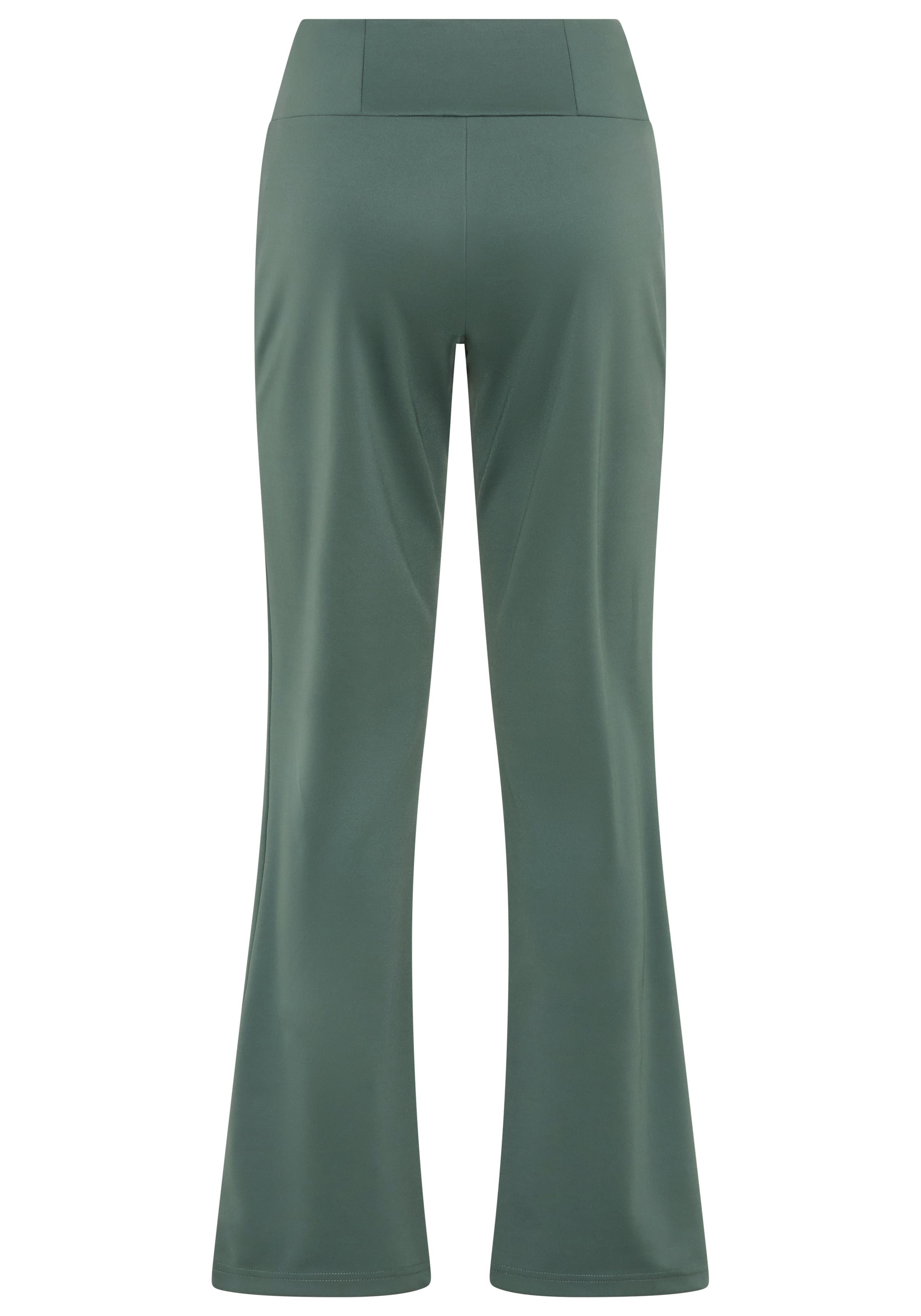 Laura Scott Jerseyhose »SPORTY-BOOTCUT«  aus Polyester und Elasthan, unifarbene Optik
