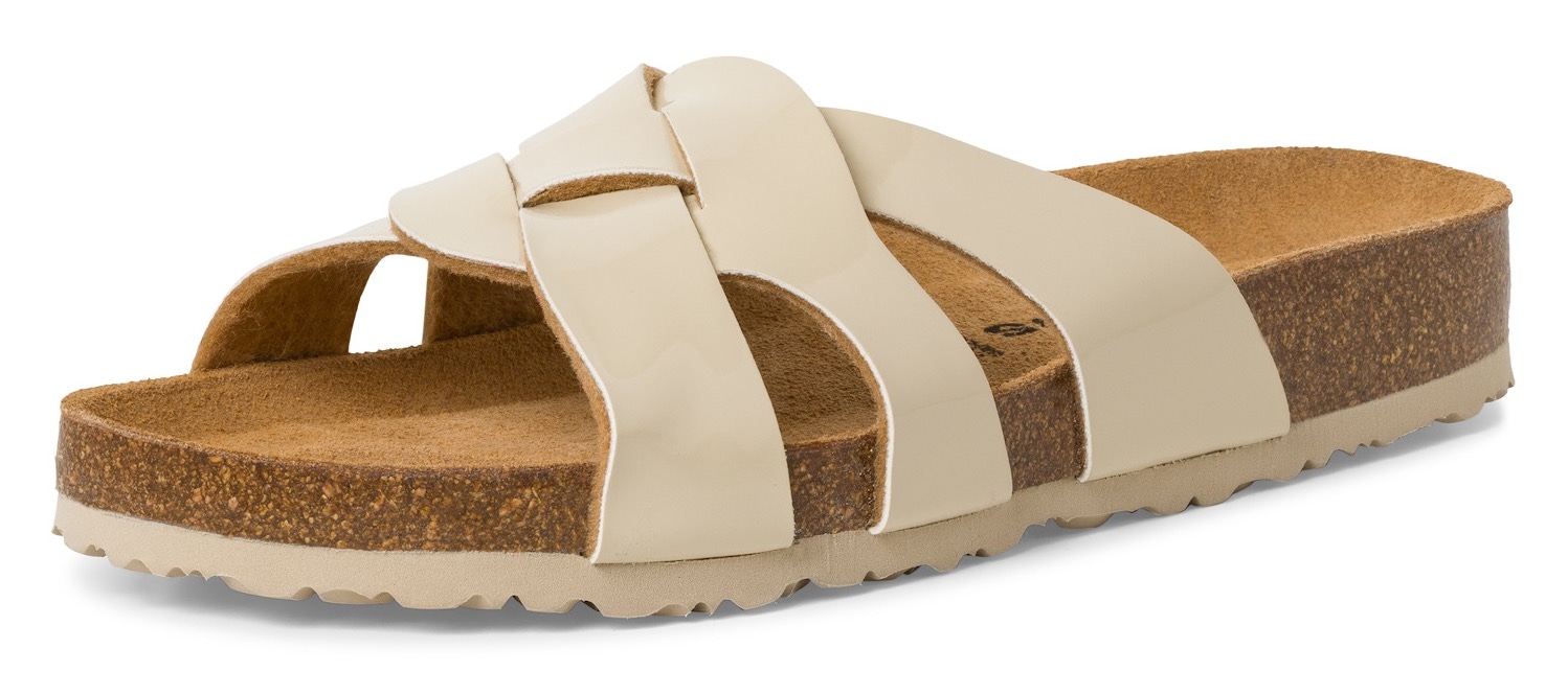 Tamaris Pantolette, Sommerschuh, Schlappen mit eleganter Bandage