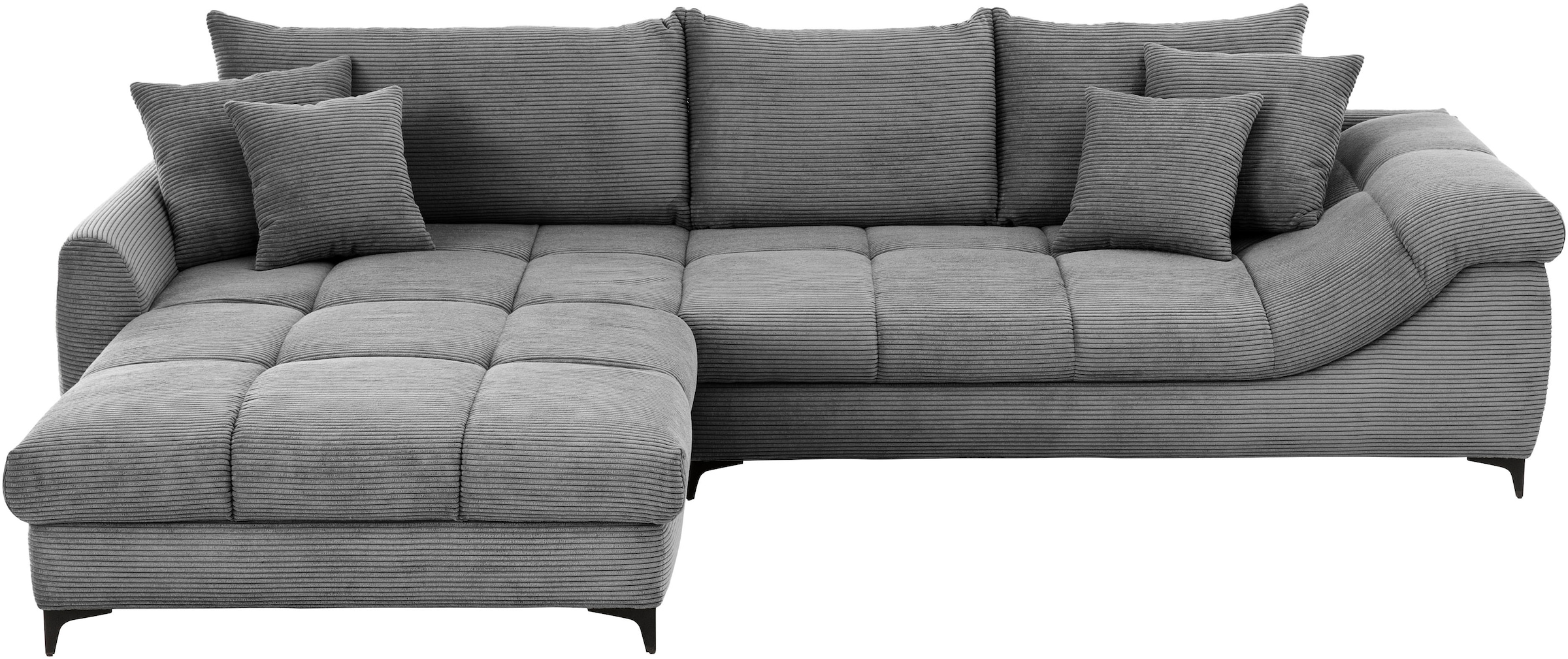 Mr. Couch Ecksofa »Ronaldo, L-Form, wahlweise mit Kaltschaum« wahlweise mit Kaltschaum