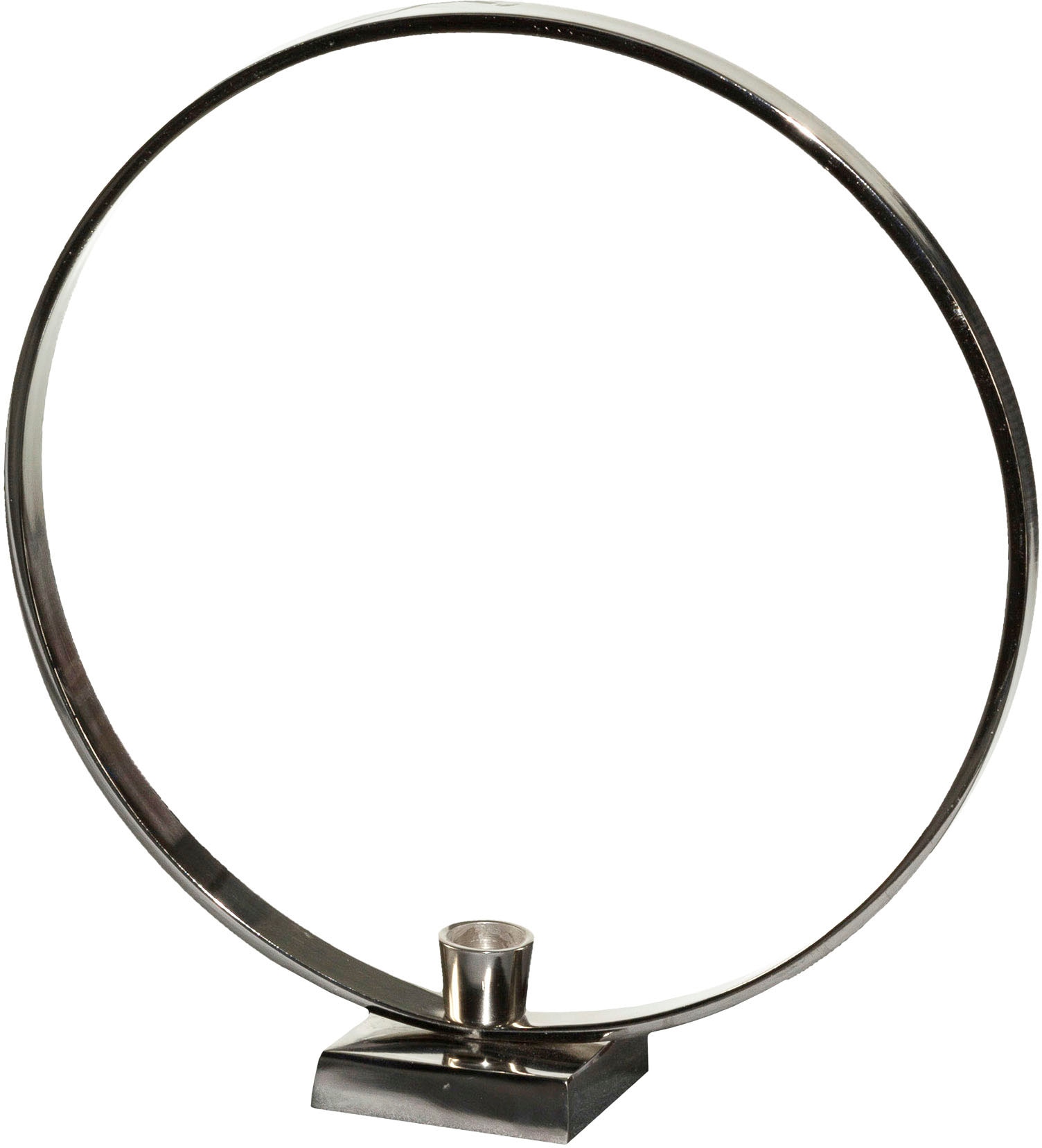 Image of Creativ home Kerzenhalter "Stabkerzenhalter OPUS, aus Aluminium" in runder Form