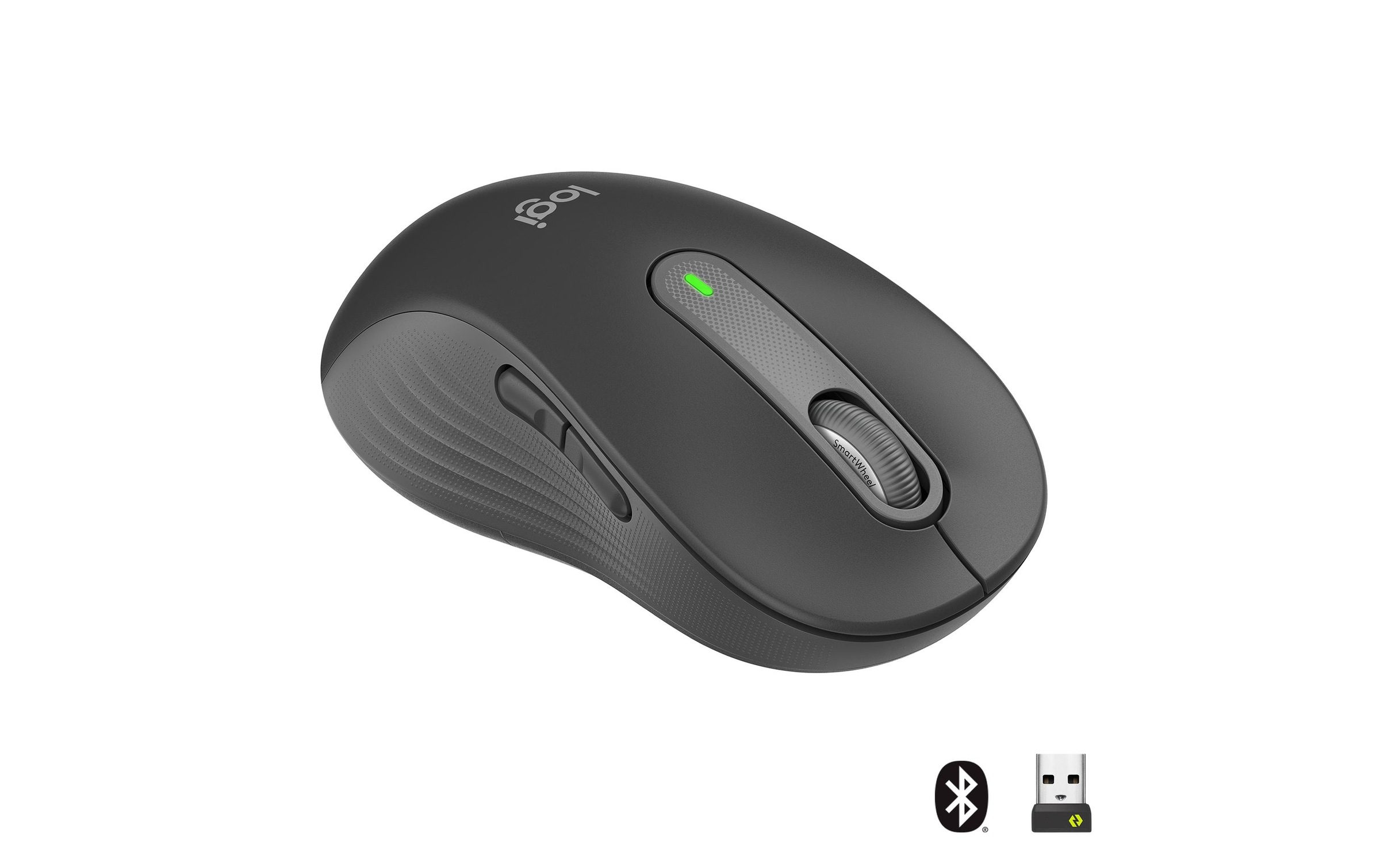Logitech Maus »Signature M650 L left Graphite«, kabellos