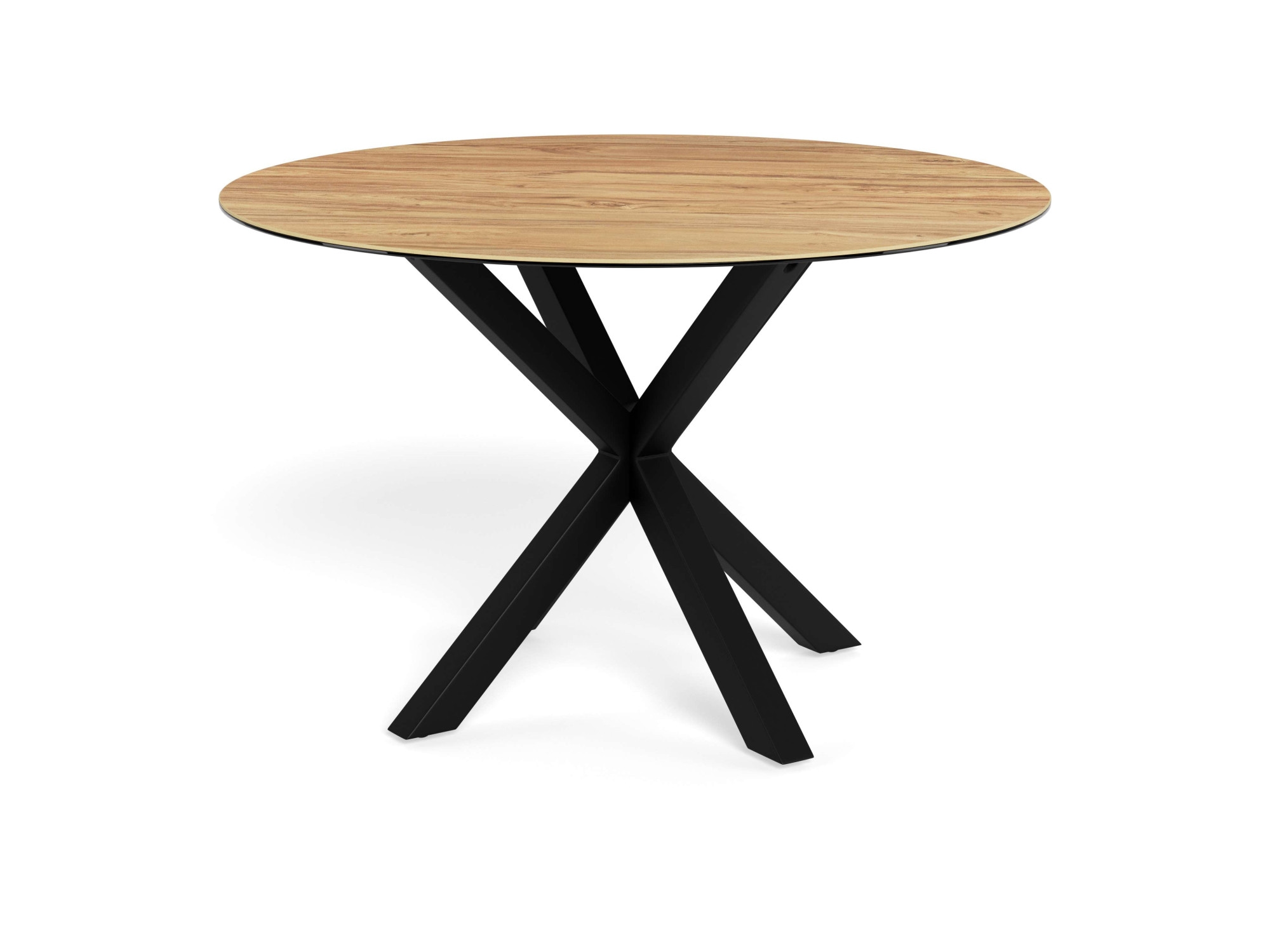 Image of ACTONA GROUP Esstisch "Heaven, runde Tischplatte aus Keramik o. Glas & belastbar bis 100 kg" Esstisch, OTTOs Choice, Tischplatte aus rauer Keramik, stahl gestell, Rund, 119x75,5