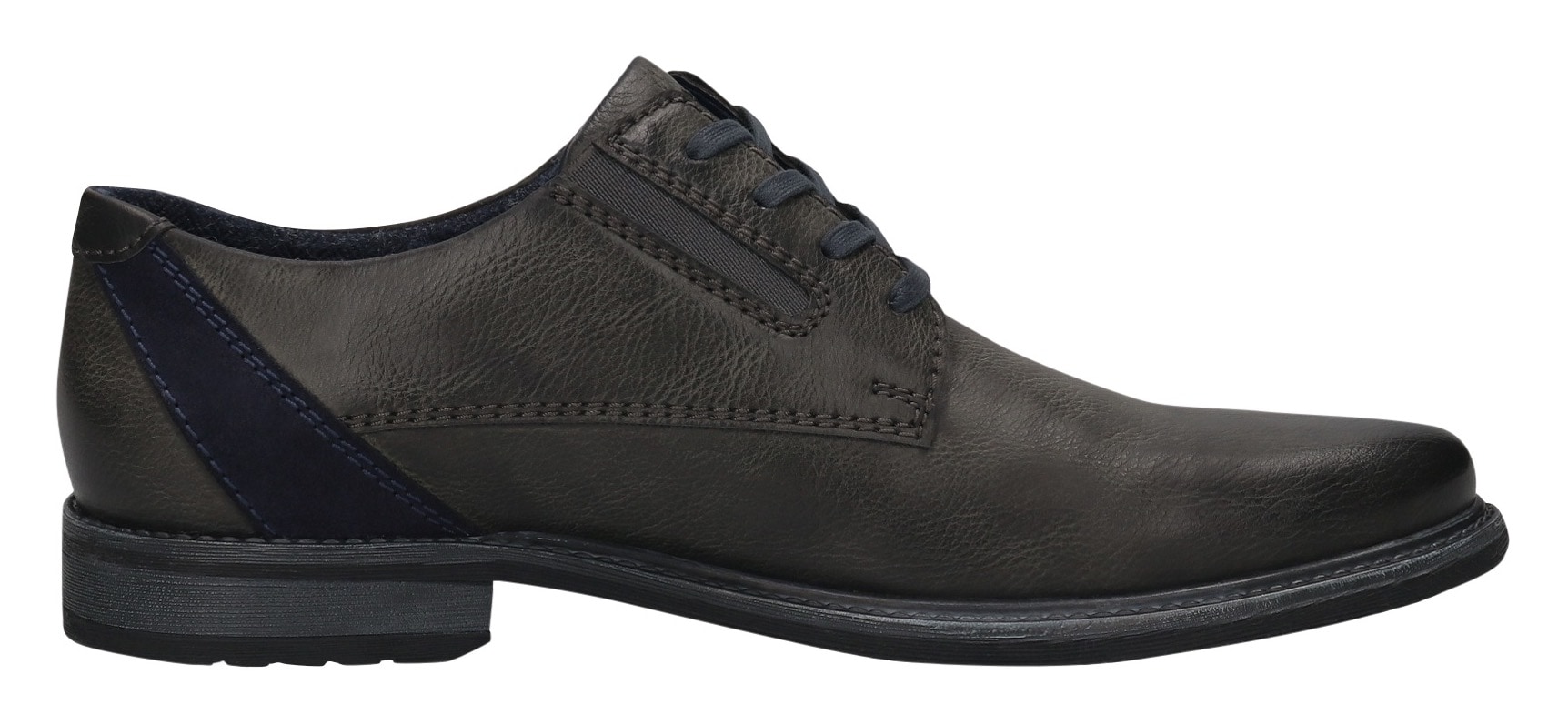 bugatti Schnürschuh  Anzugschuh, Business Schnürschuh mit modischem Fersen-Flag