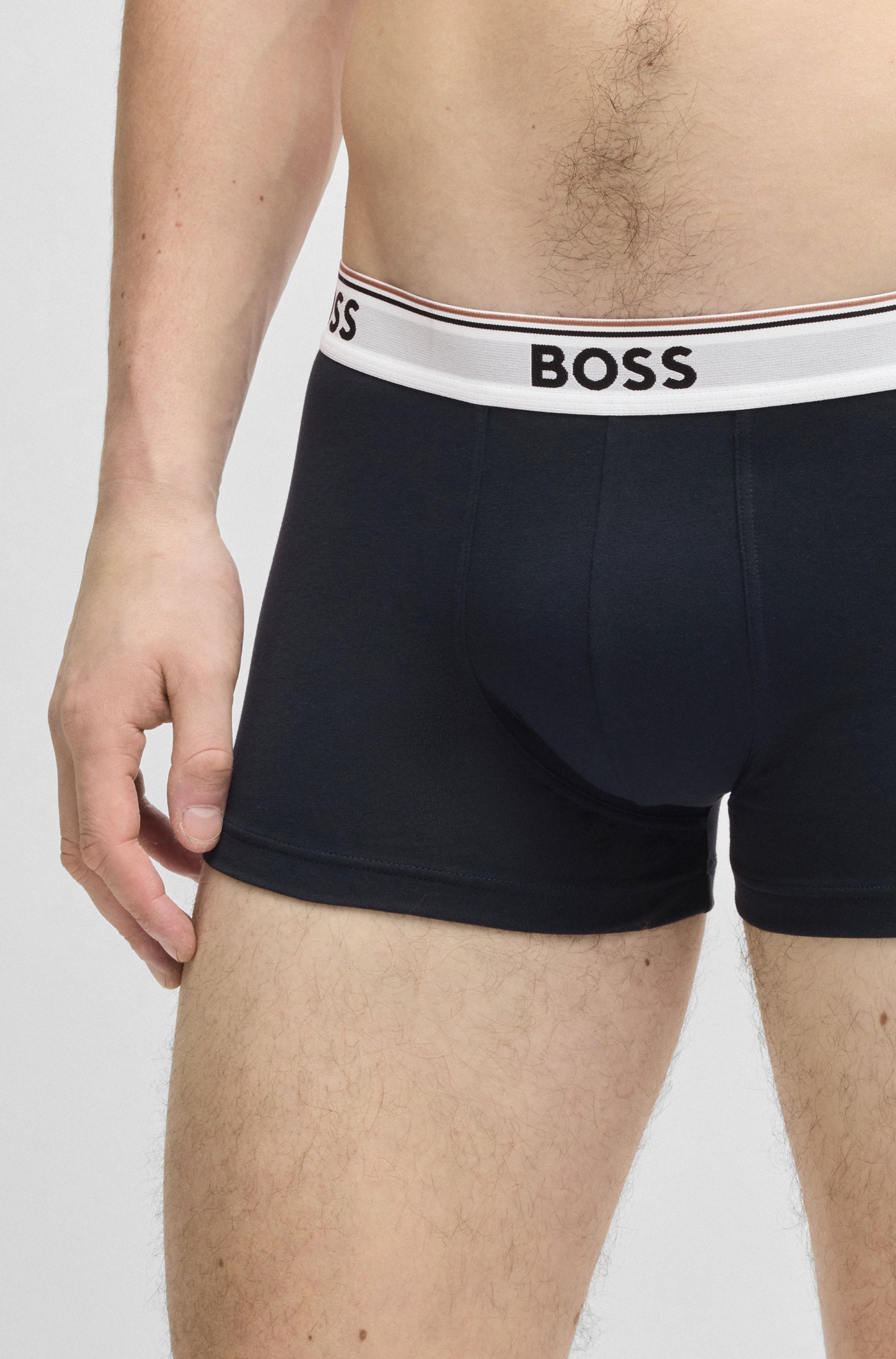 BOSS Trunk »3P Power«, (Packung, 3 St.), mit BOSS Schriftzug auf dem Bund