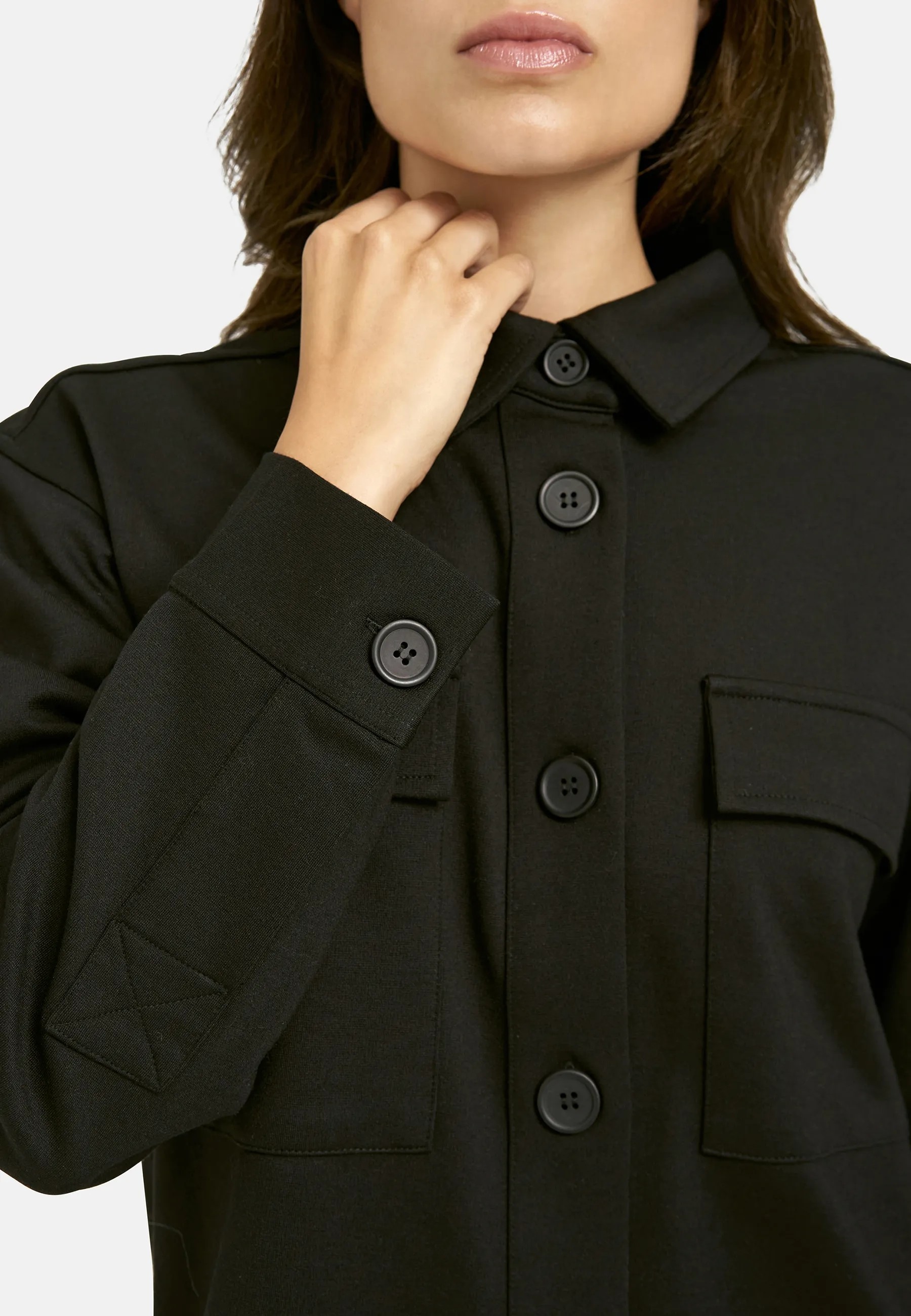 Smith & Soul Veste courte avec poches plaquées, jersey