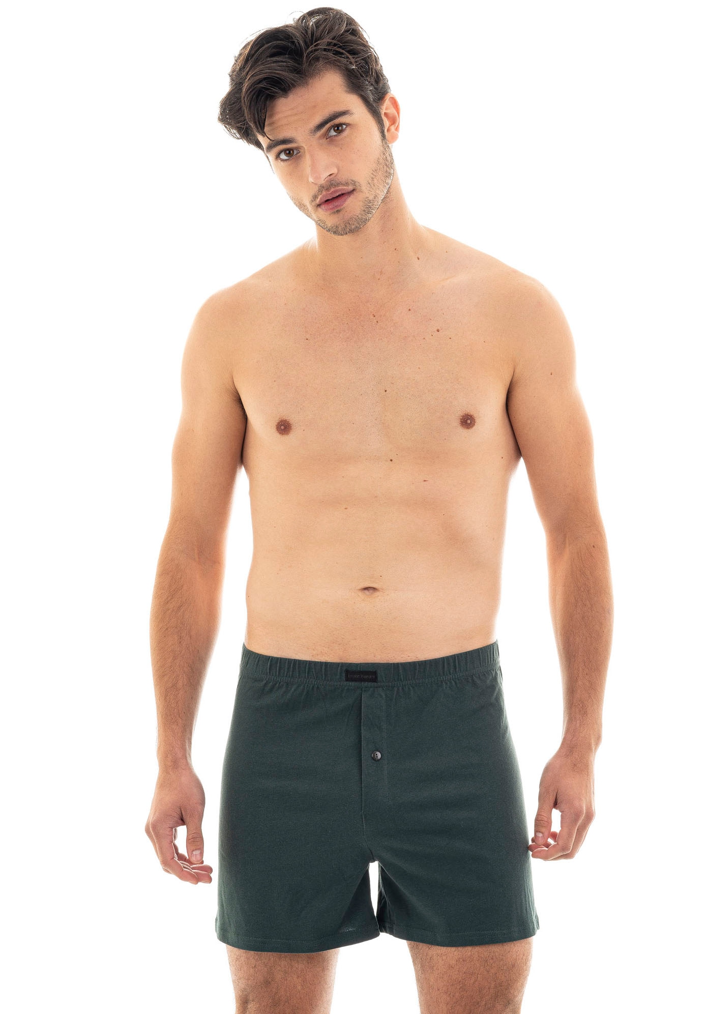 Bruno Banani Weiter Boxer »Loose Fit«, (2er Pack), mit Knopfleiste