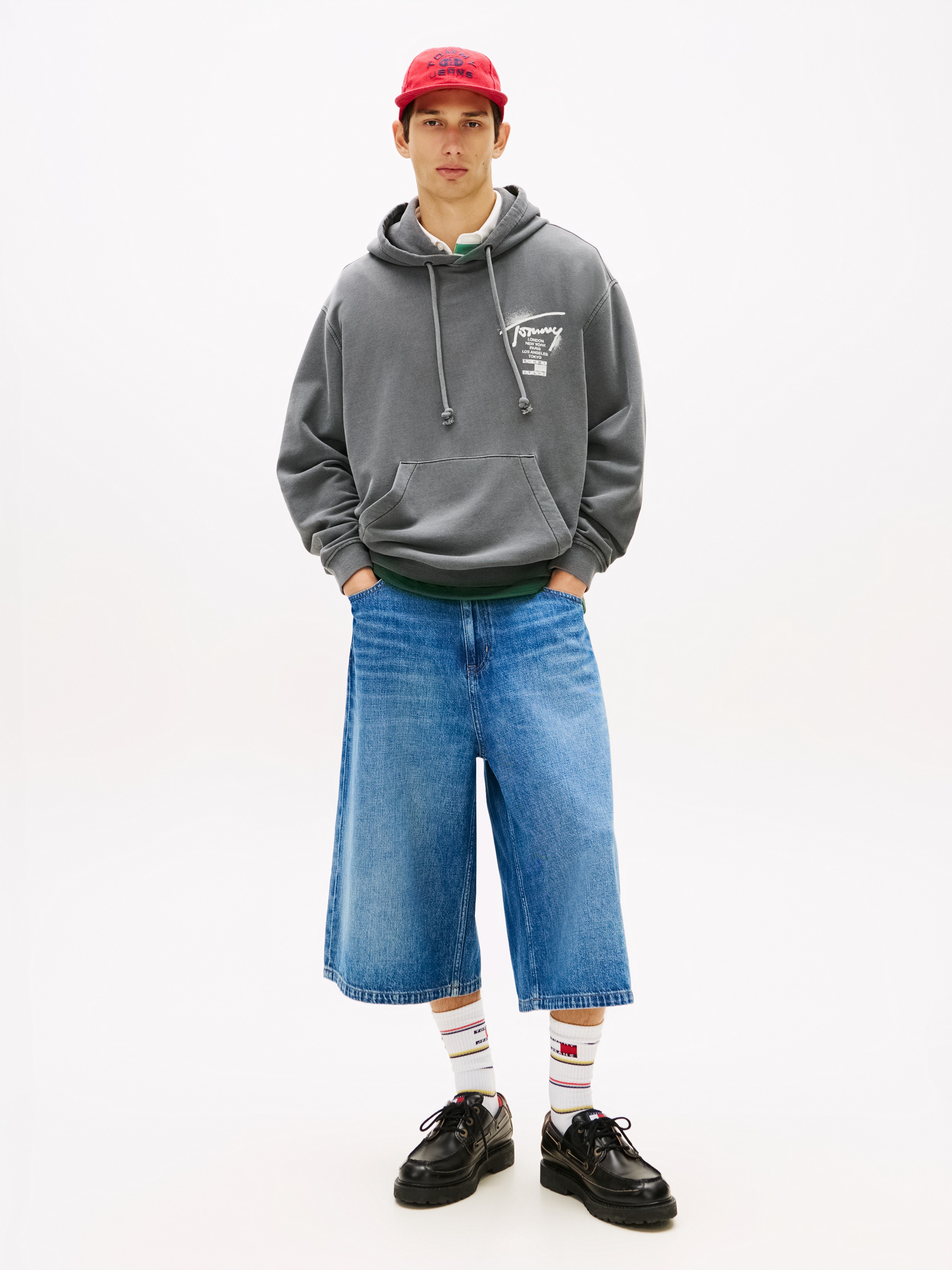 Tommy Jeans Sweat à capuche »TJM RELAXED NEON SIGN«, Relaxed fit mit Kapuze
