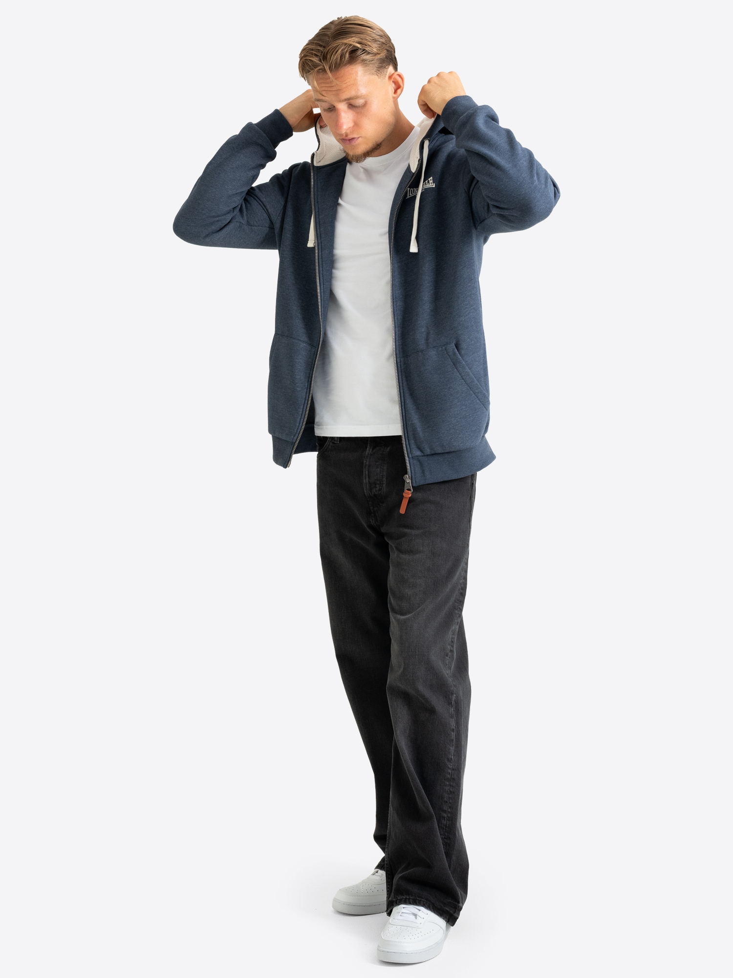 Lonsdale Sweat à capuche »HILLINGDON« mit Kapuze, Langarm-Design, normale Passform