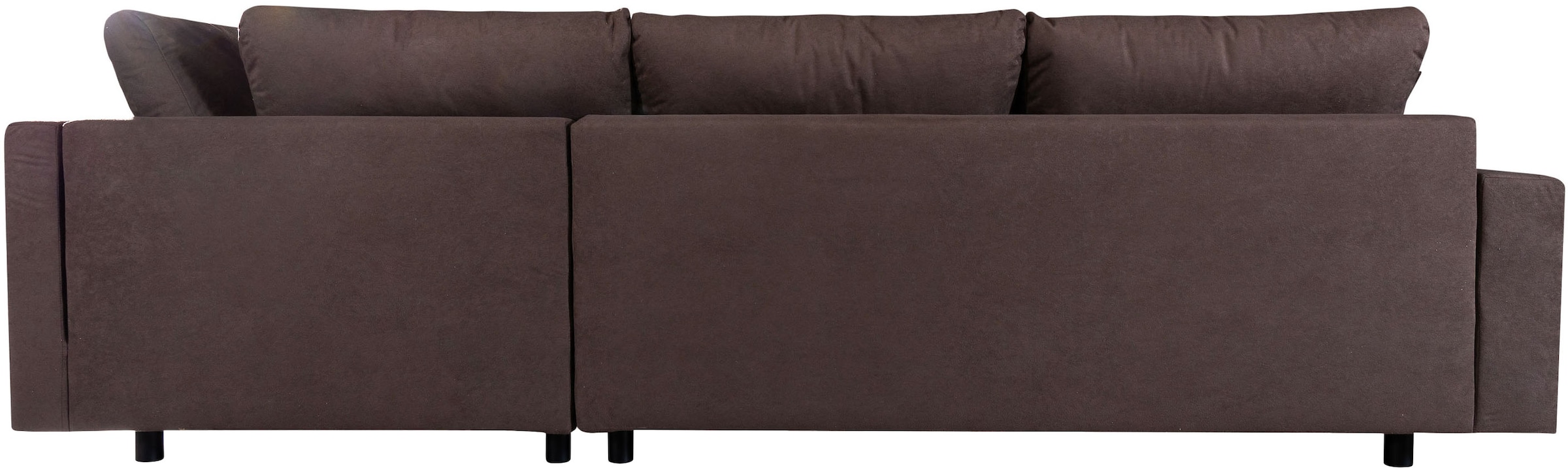 COLLECTION AB Canapé d'angle »Toni L-Form 274 cm« Set : canapé & pouf, 2 coussins décoratifs, ressorts Bonell